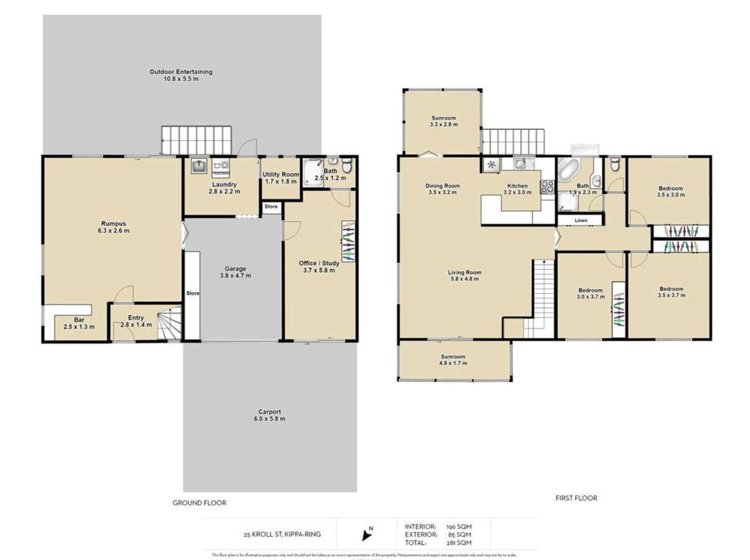 Floorplan of Homely house listing, 25 Kroll Street, Kippa-ring QLD 4021