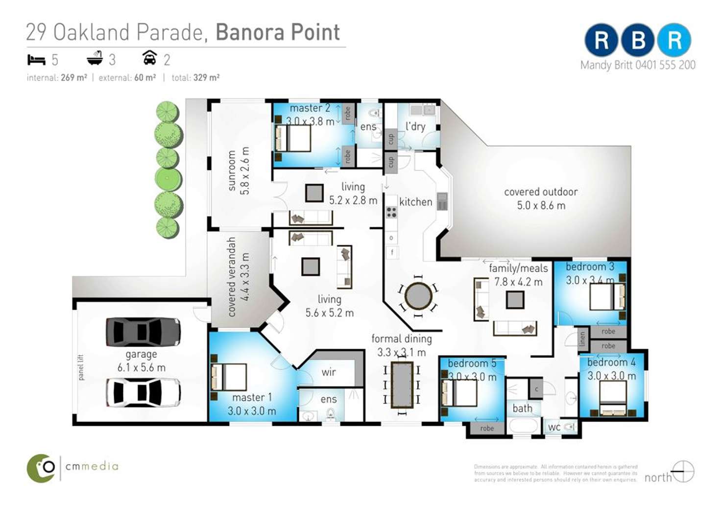 Floorplan of Homely house listing, 29 Oakland Parade, Banora Point NSW 2486