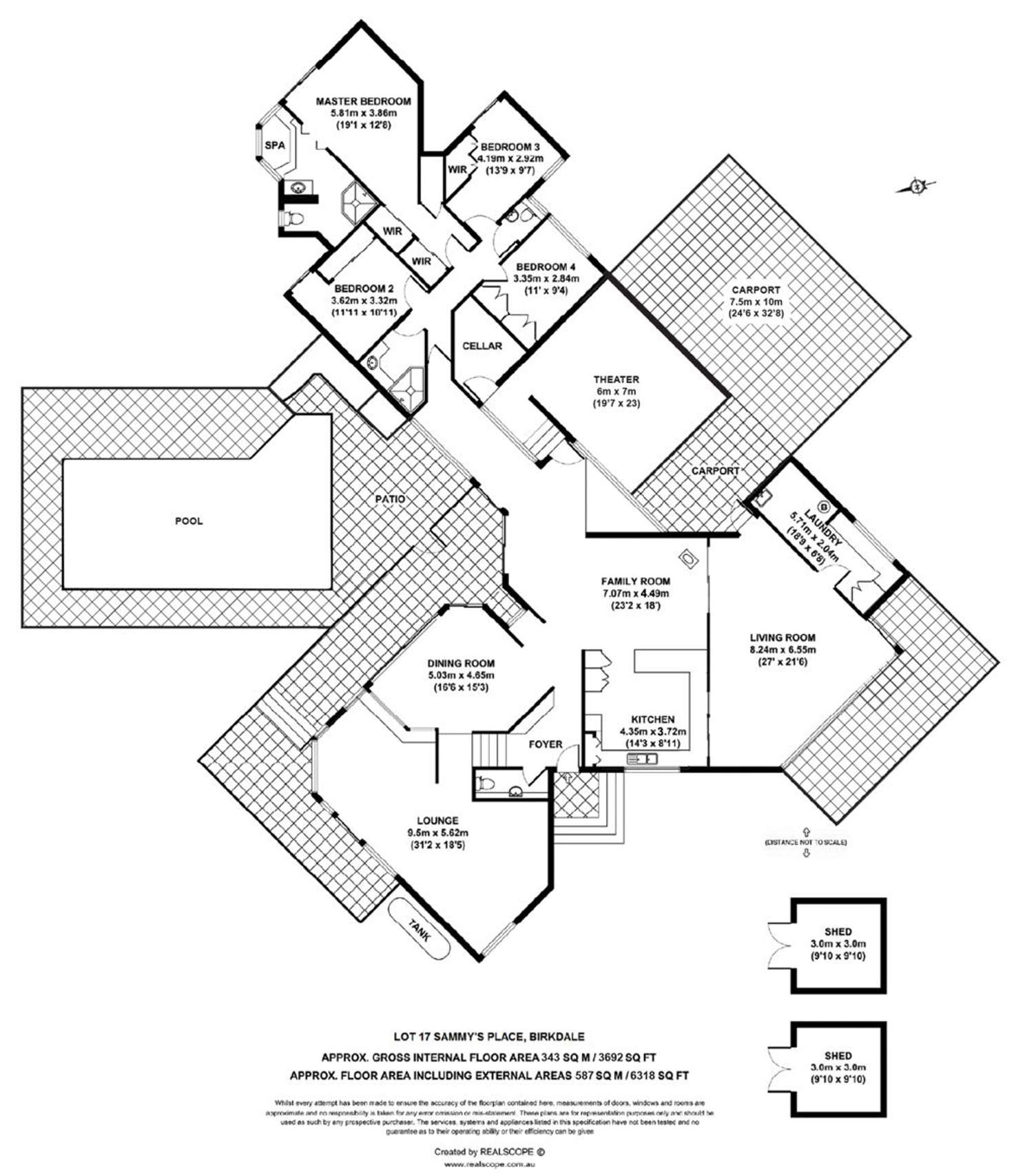 Floorplan of Homely house listing, 6 Sammys Place, Birkdale QLD 4159