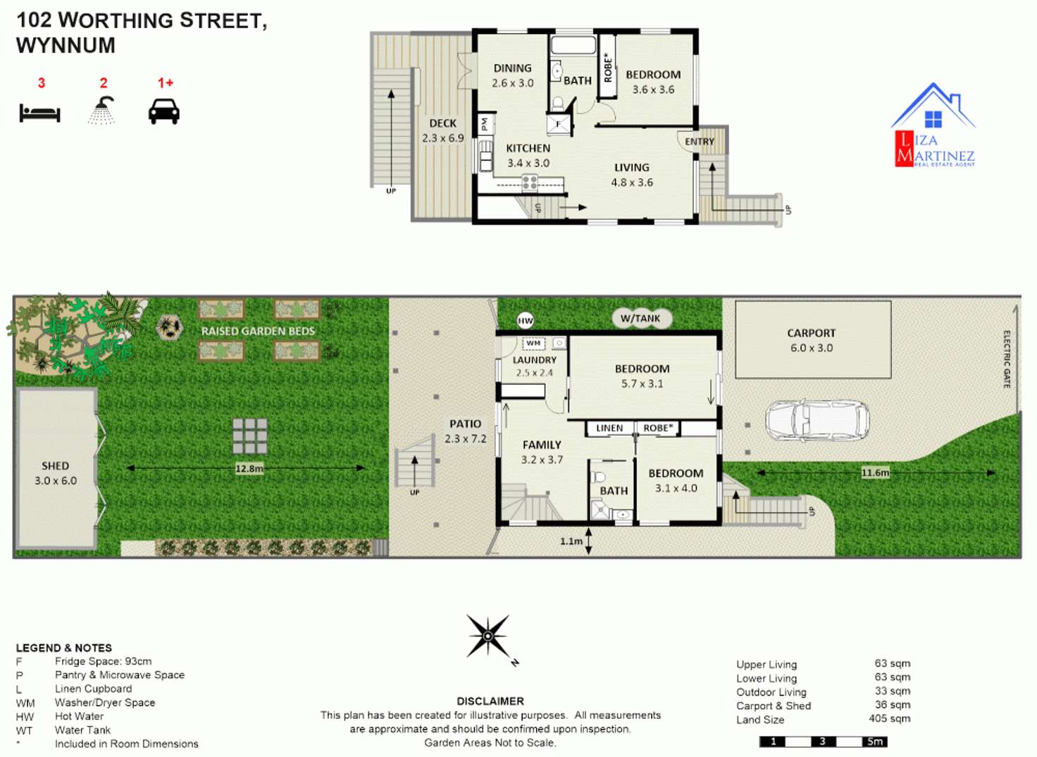 Floorplan of Homely house listing, 102 Worthing Street, Wynnum QLD 4178