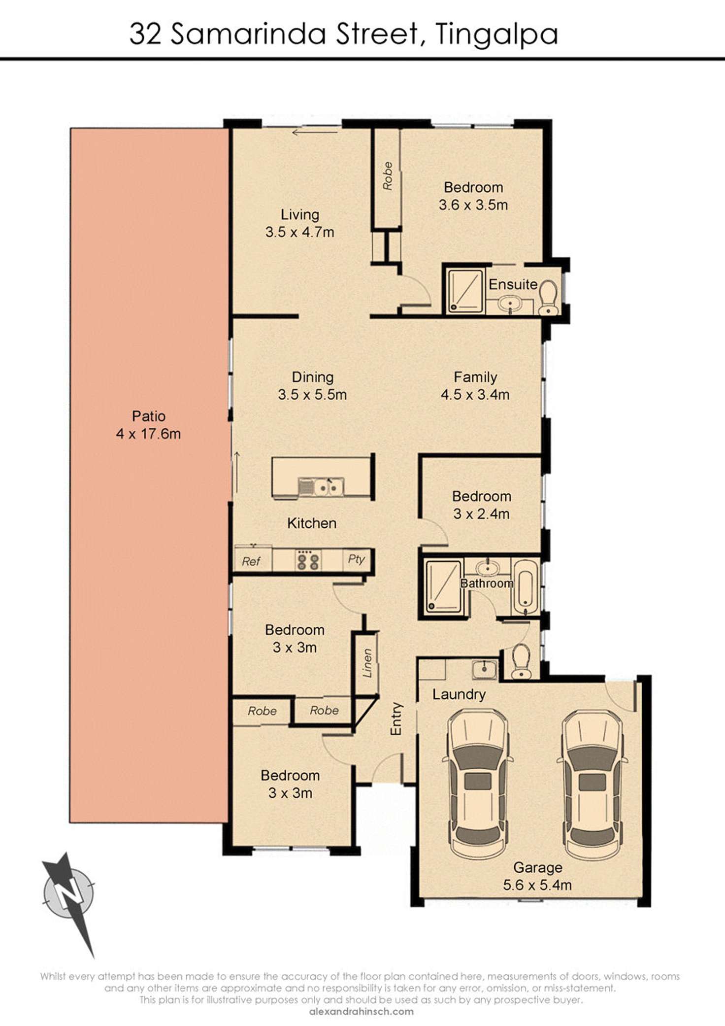 Floorplan of Homely house listing, 32 Samarinda Street, Tingalpa QLD 4173