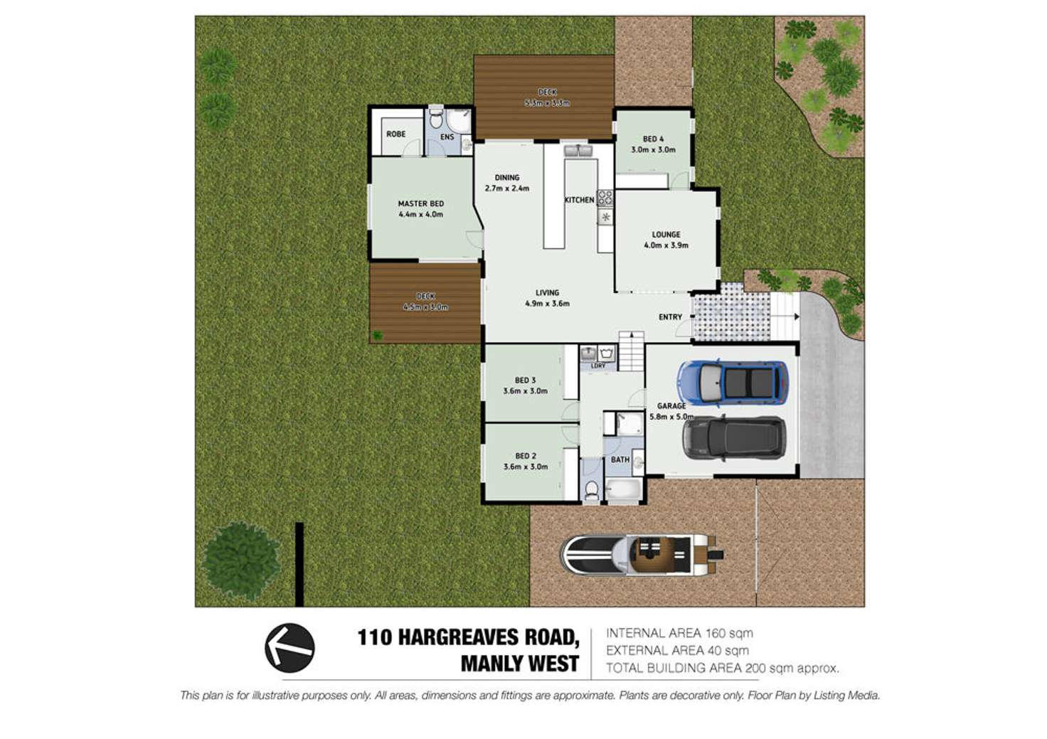 Floorplan of Homely house listing, 110 Hargreaves Road, Manly West QLD 4179