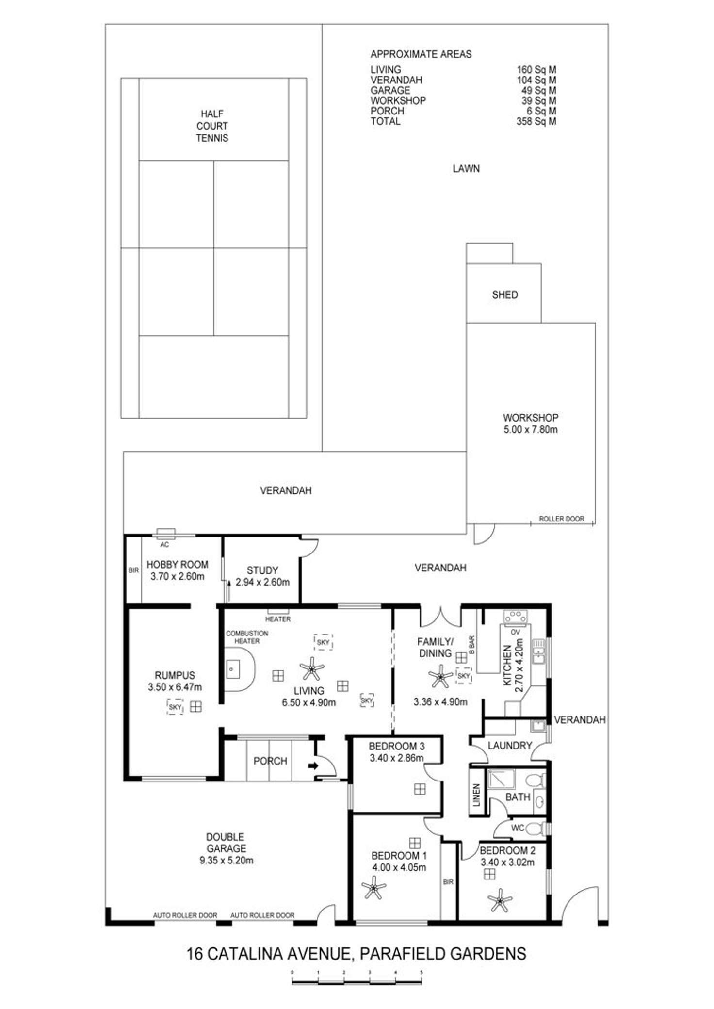 Floorplan of Homely house listing, 16 Catalina Avenue, Parafield Gardens SA 5107