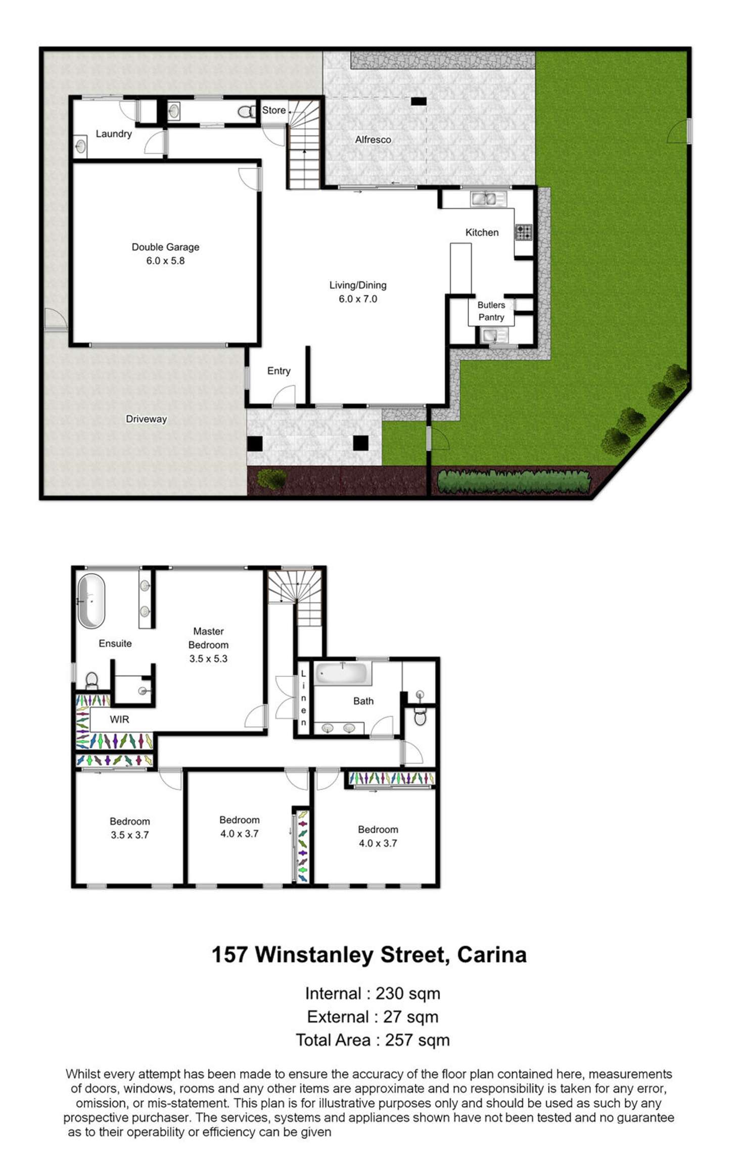 Floorplan of Homely house listing, 157 Winstanley Street, Carina Heights QLD 4152