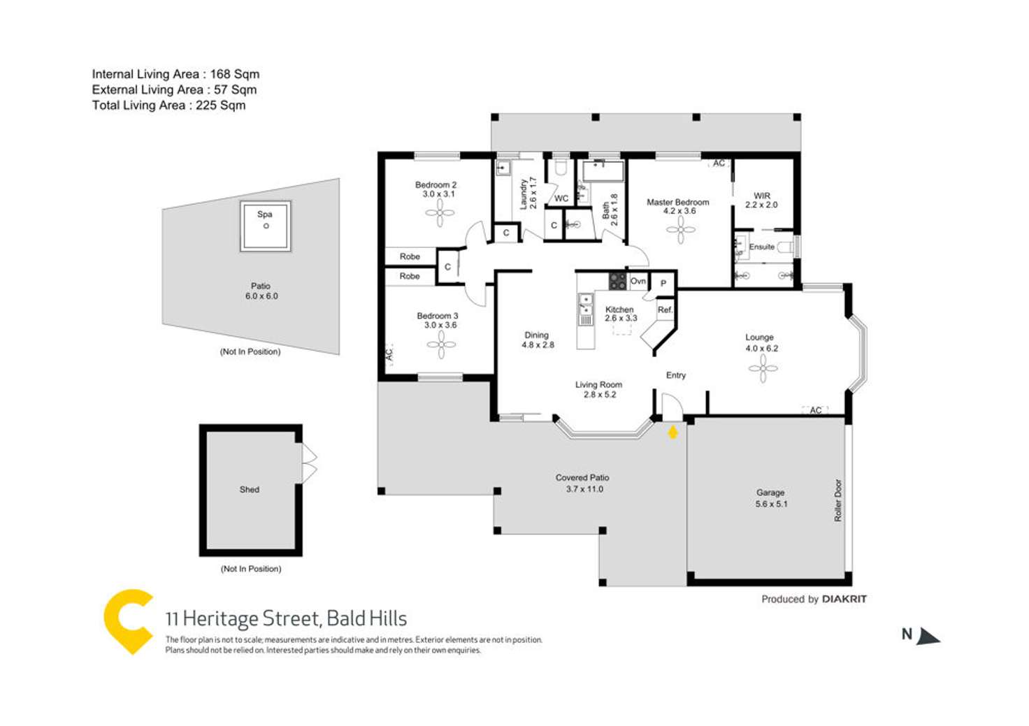 Floorplan of Homely house listing, 11 Heritage Street, Bald Hills QLD 4036