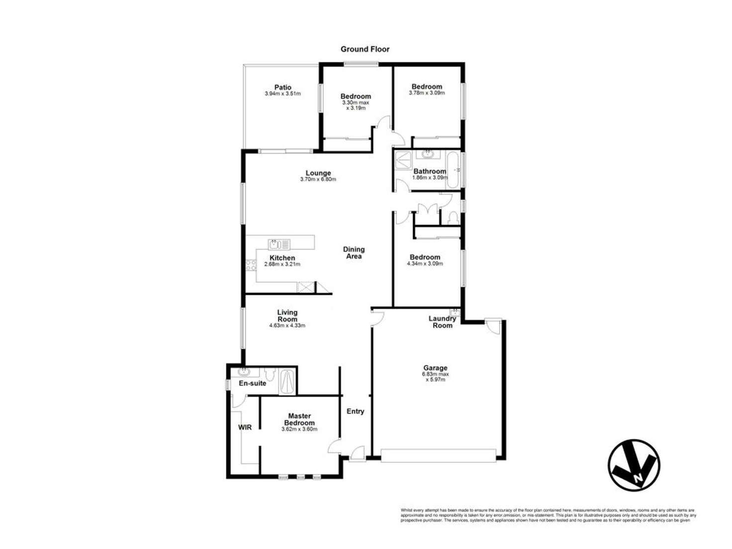 Floorplan of Homely house listing, 37 Rasmussen Crescent, Redbank Plains QLD 4301