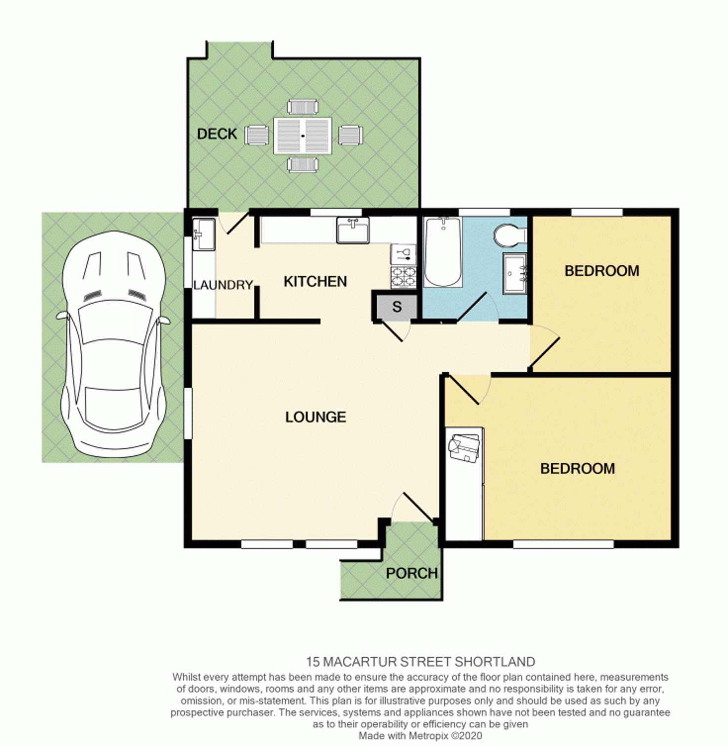 Floorplan of Homely house listing, 15 Macarthur Street, Shortland NSW 2307