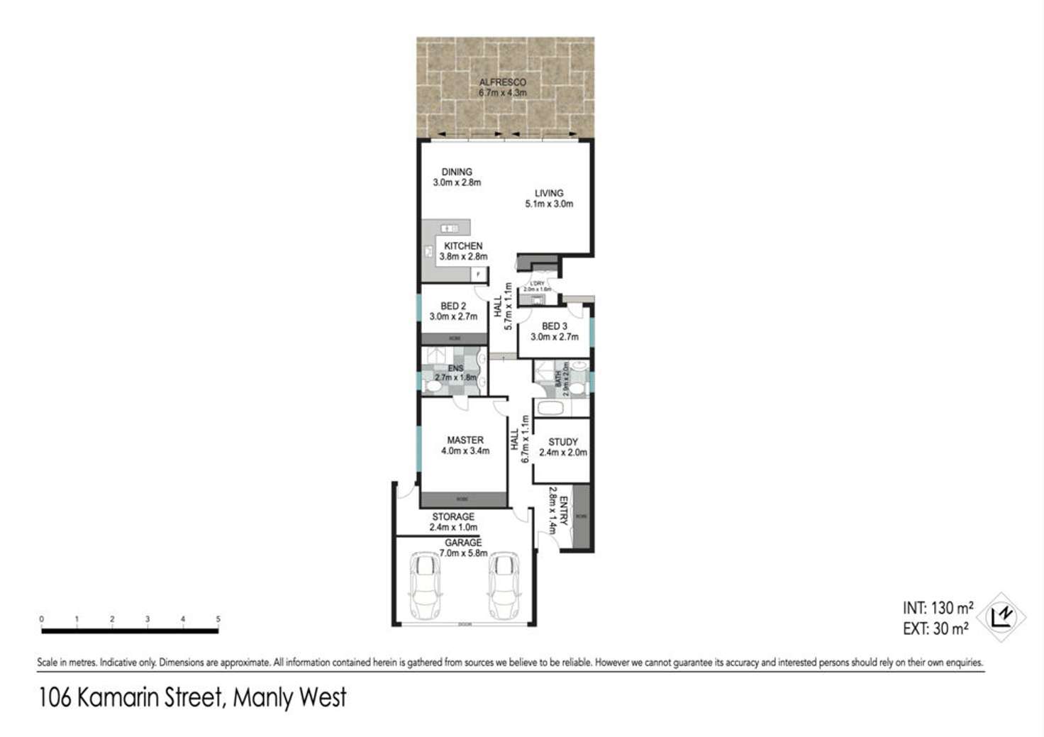 Floorplan of Homely house listing, 106 Kamarin Street, Manly West QLD 4179