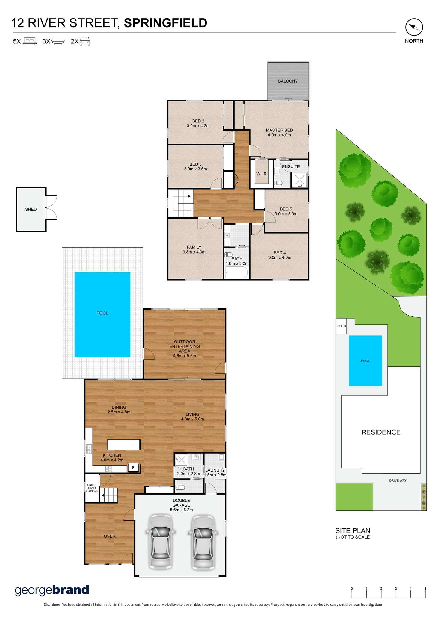 Floorplan of Homely house listing, 12 River Street, Springfield NSW 2250