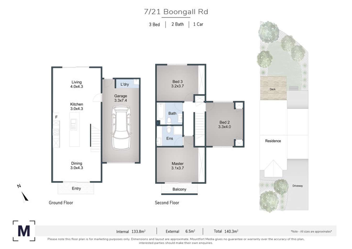 Floorplan of Homely townhouse listing, 7 / 21 Boongall Rd, Camp Hill QLD 4152
