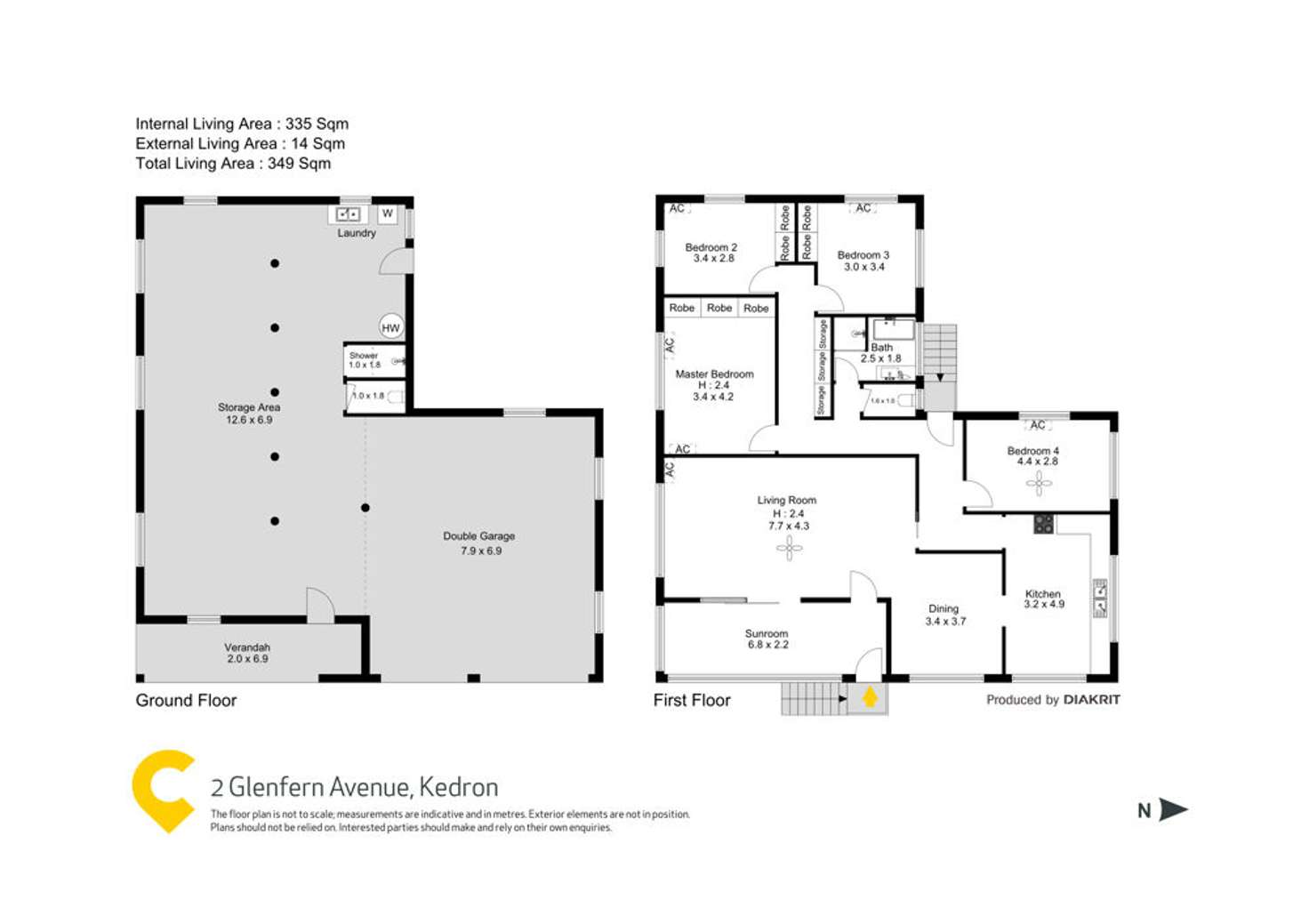 Floorplan of Homely house listing, 2 Glenfern Avenue, Kedron QLD 4031