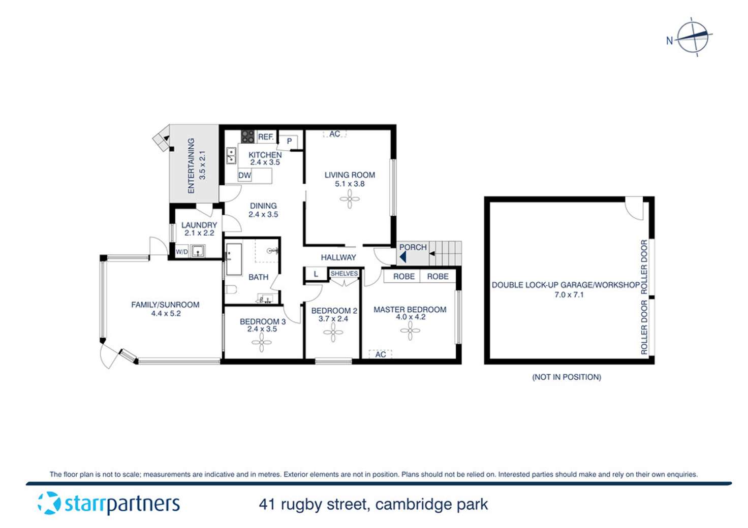 Floorplan of Homely house listing, 41 Rugby Street, Cambridge Park NSW 2747