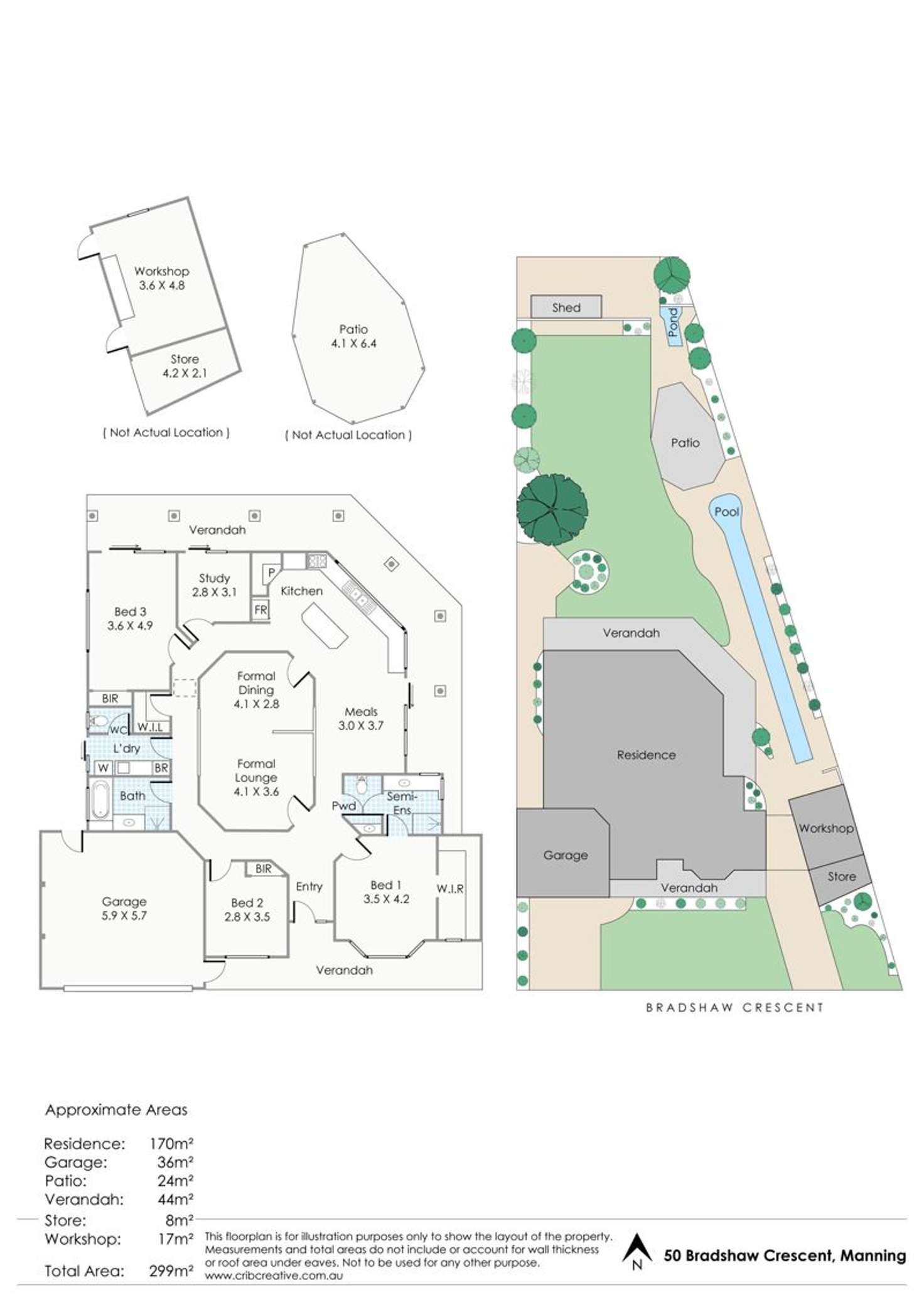 Floorplan of Homely house listing, 50 Bradshaw Crescent, Manning WA 6152