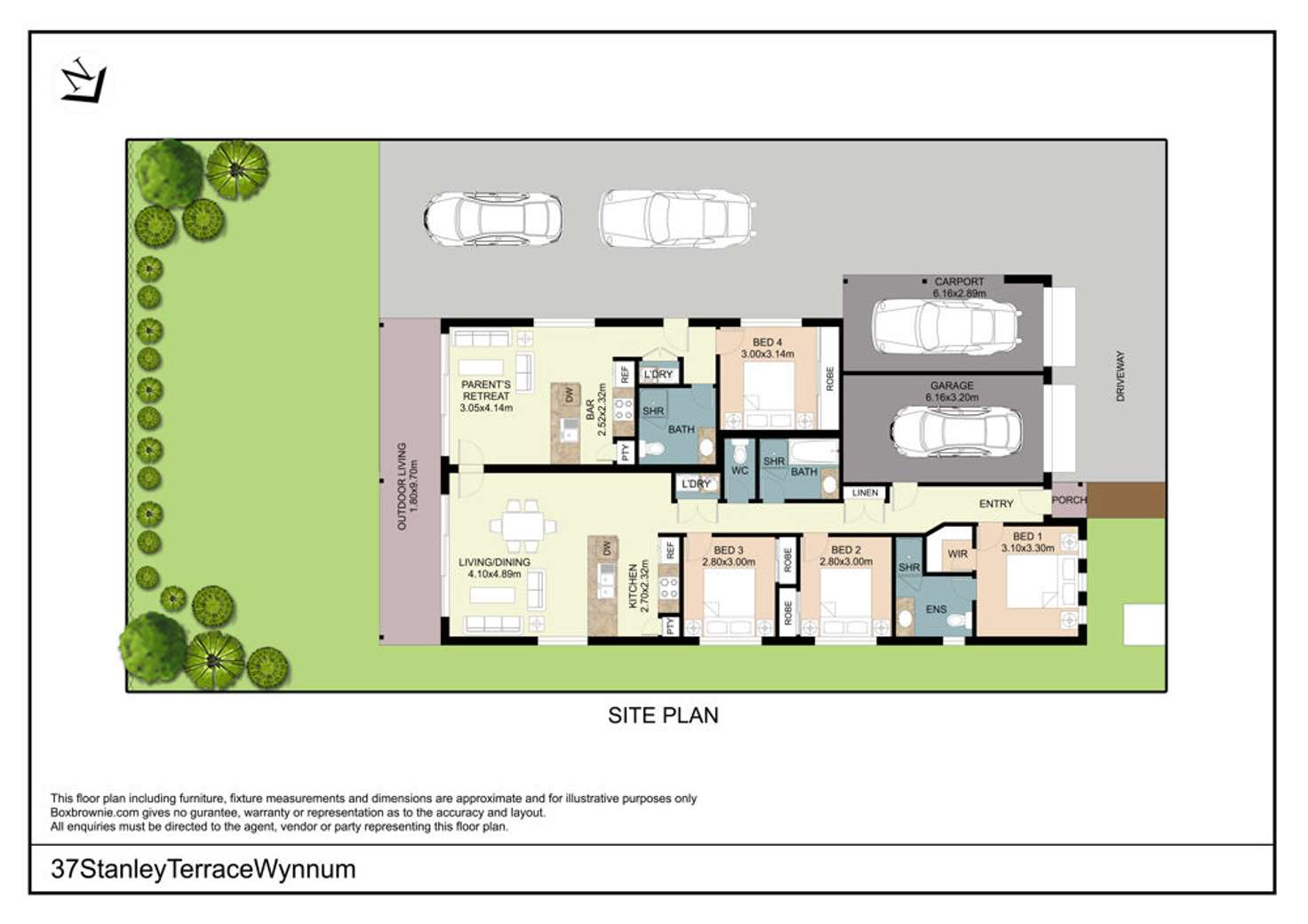 Floorplan of Homely house listing, 37 Stanley Terrace, Wynnum QLD 4178