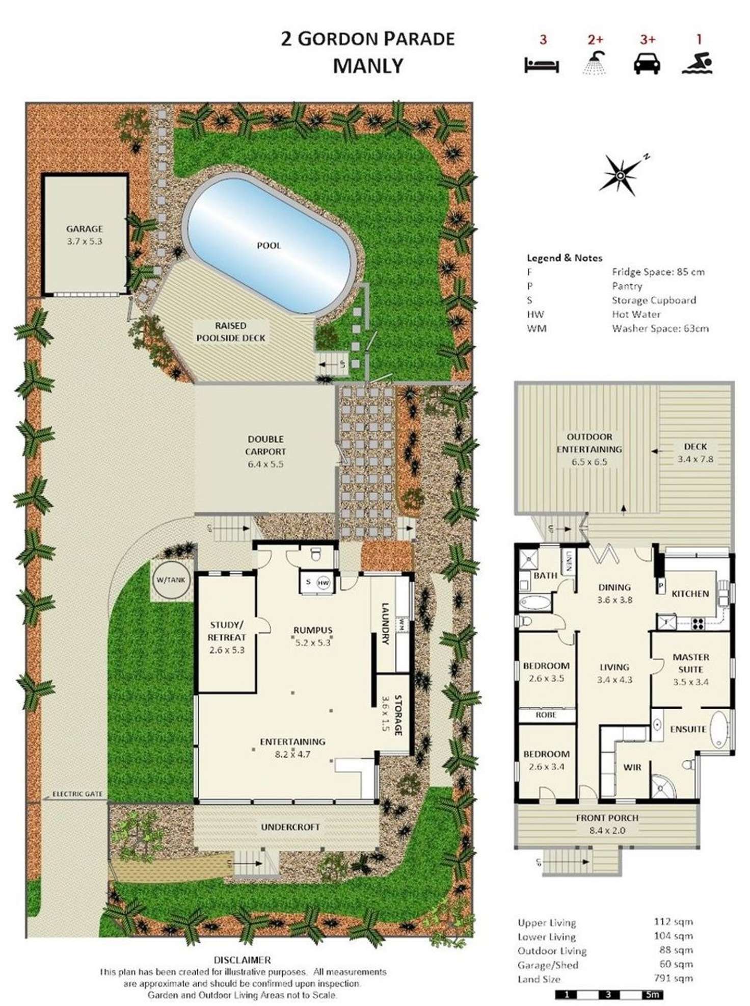 Floorplan of Homely house listing, 2 Gordon Parade, Manly QLD 4179