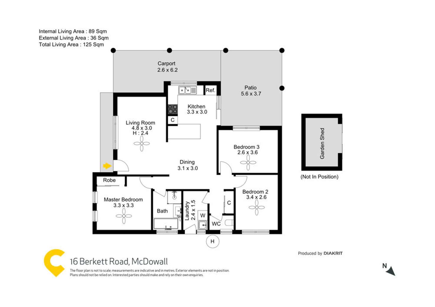 Floorplan of Homely house listing, 16 Beckett Road, Mcdowall QLD 4053