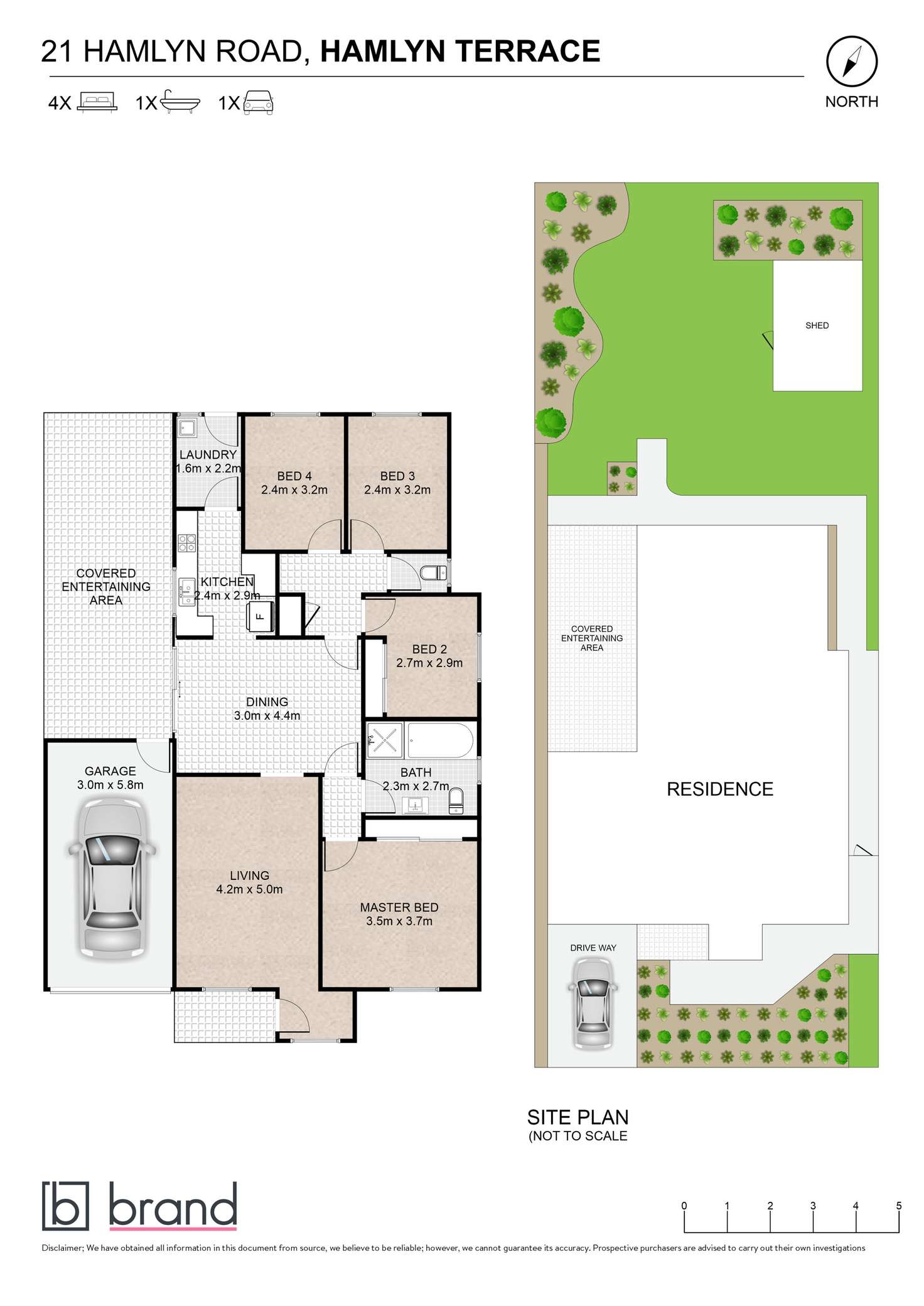 Floorplan of Homely house listing, 21 Hamlyn Road, Hamlyn Terrace NSW 2259