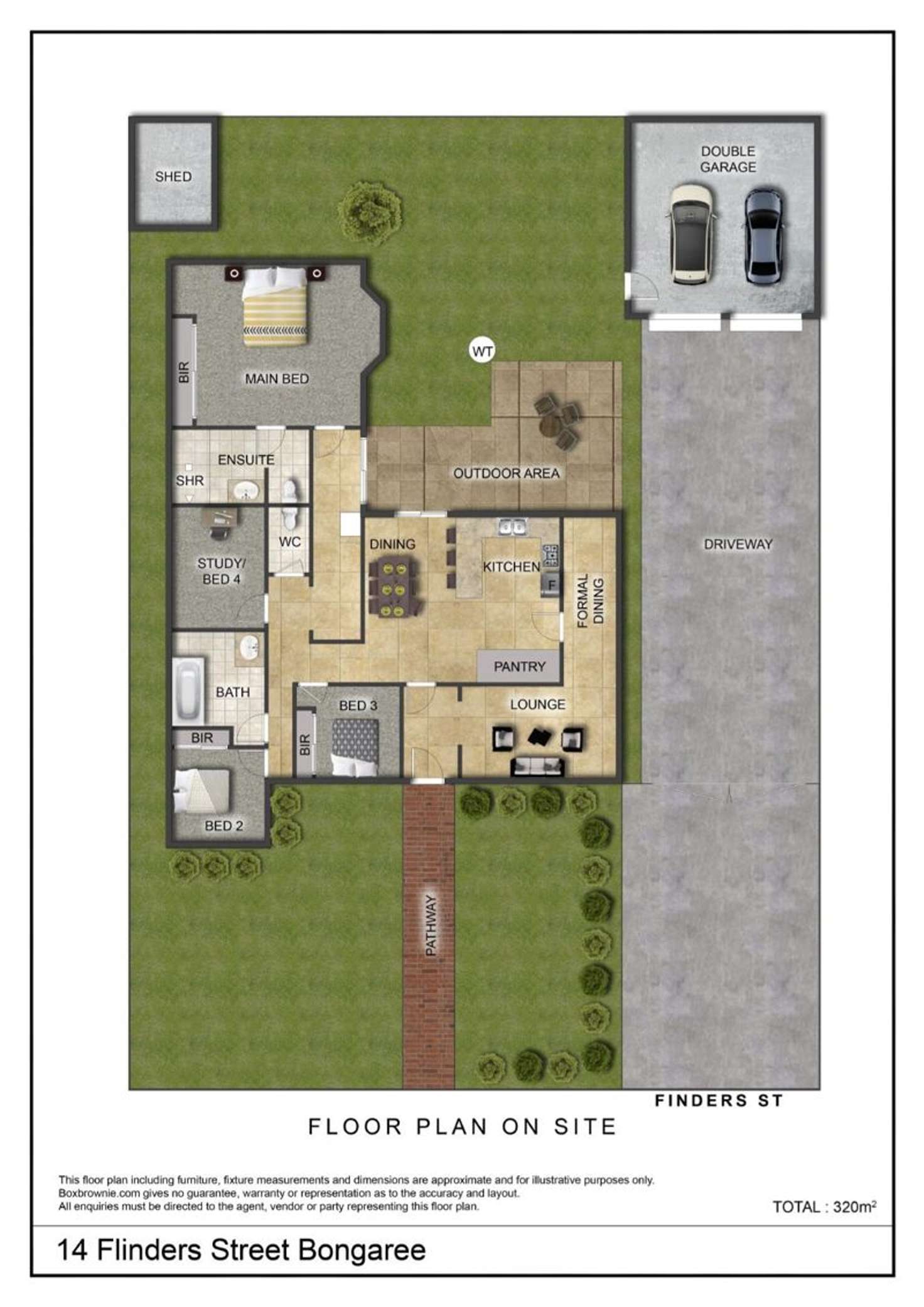 Floorplan of Homely house listing, 14 Flinders St, Bongaree QLD 4507