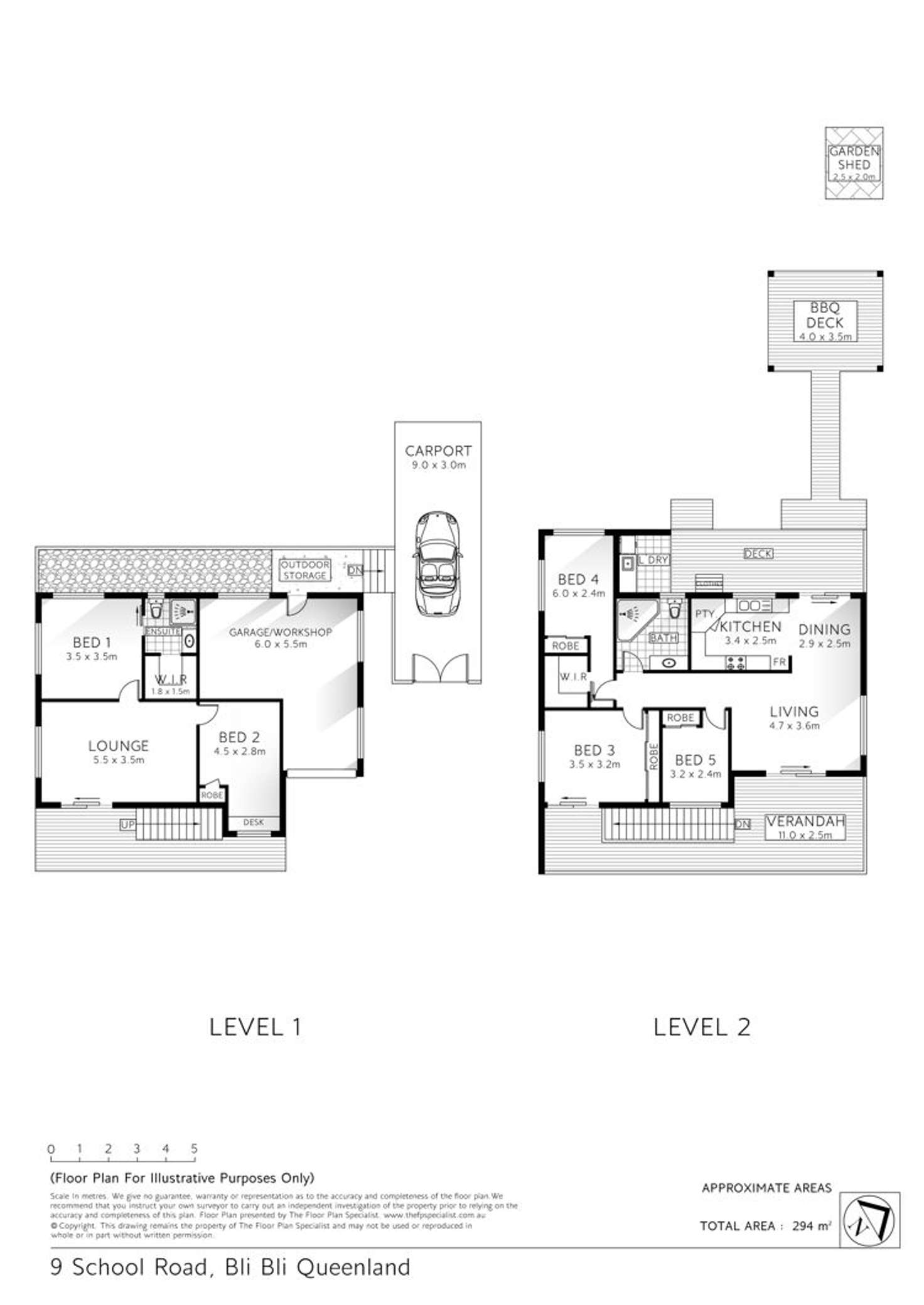 Floorplan of Homely house listing, 9 School Road, Bli Bli QLD 4560