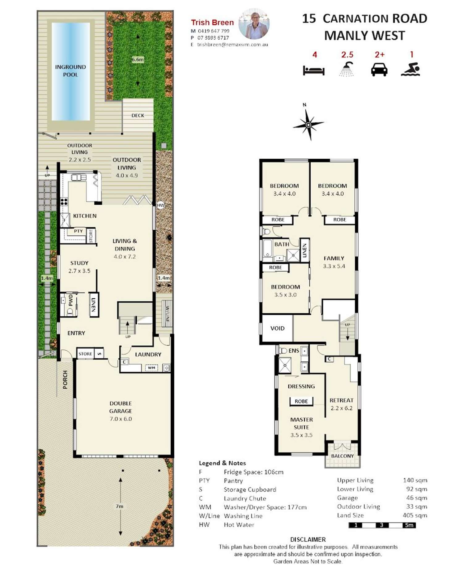 Floorplan of Homely house listing, 15 Carnation Road, Manly West QLD 4179