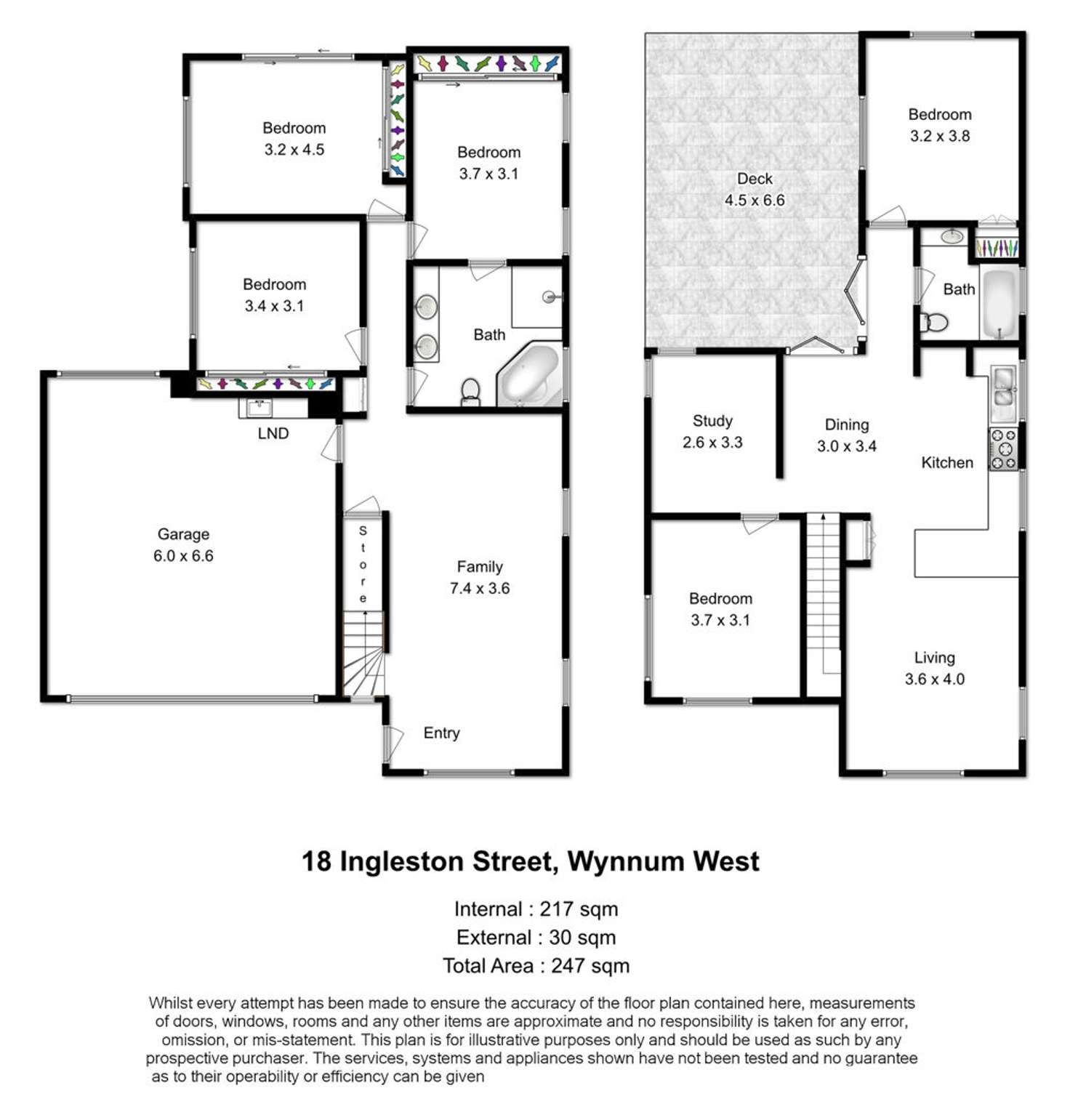 Floorplan of Homely house listing, 18 Ingleston Street, Wynnum West QLD 4178