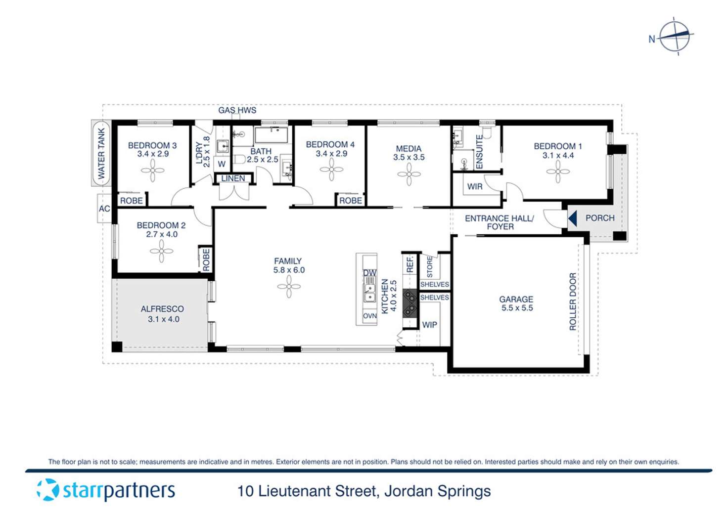 Floorplan of Homely house listing, 10 Lieutenant Street, Jordan Springs NSW 2747