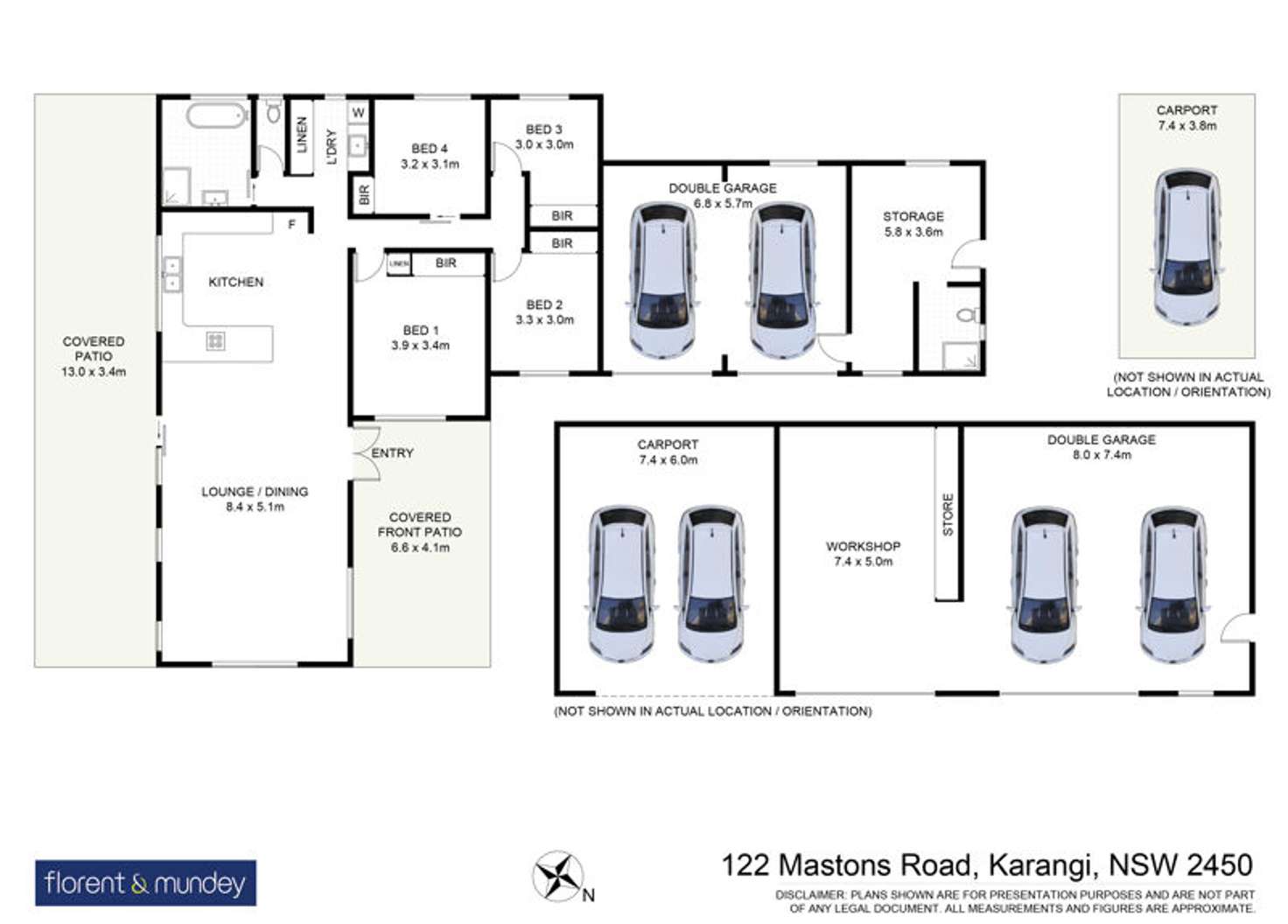 Floorplan of Homely house listing, 122 Mastons Rd, Karangi NSW 2450