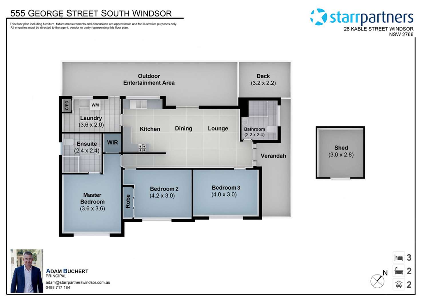 Floorplan of Homely house listing, 555 George Street, South Windsor NSW 2756