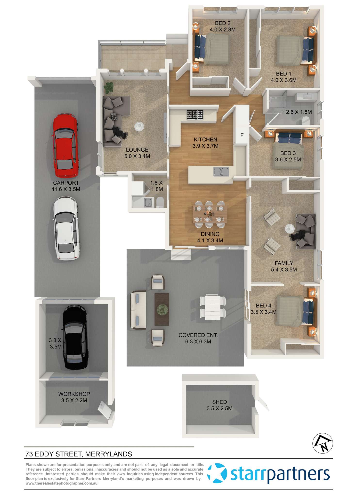 Floorplan of Homely house listing, 73 Eddy Street, Merrylands NSW 2160