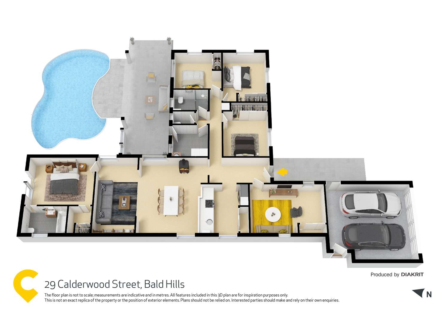 Floorplan of Homely house listing, 29 Calderwood Street, Bald Hills QLD 4036