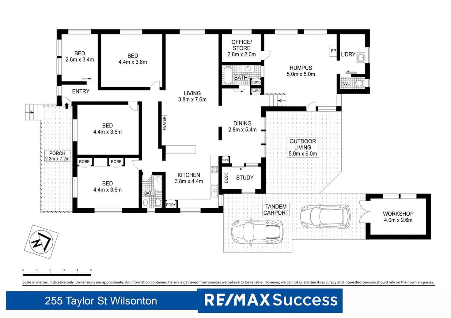 Floorplan of Homely house listing, 255 Taylor Street, Wilsonton QLD 4350
