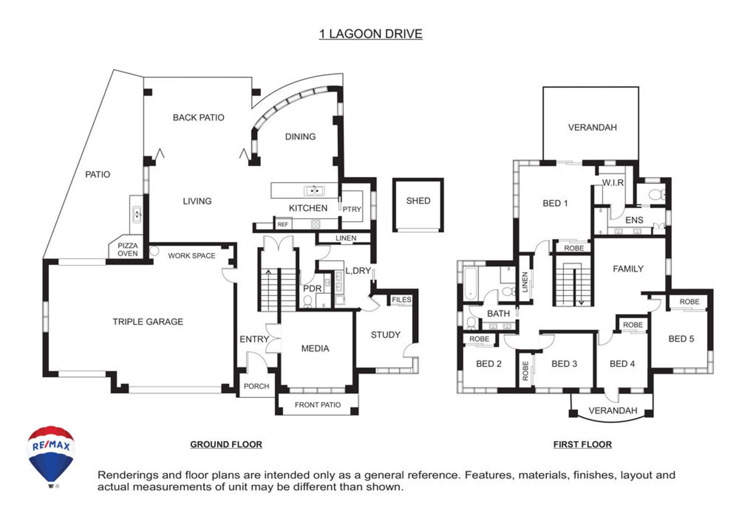 Floorplan of Homely house listing, 1 Lagoon Drive, Trinity Beach QLD 4879