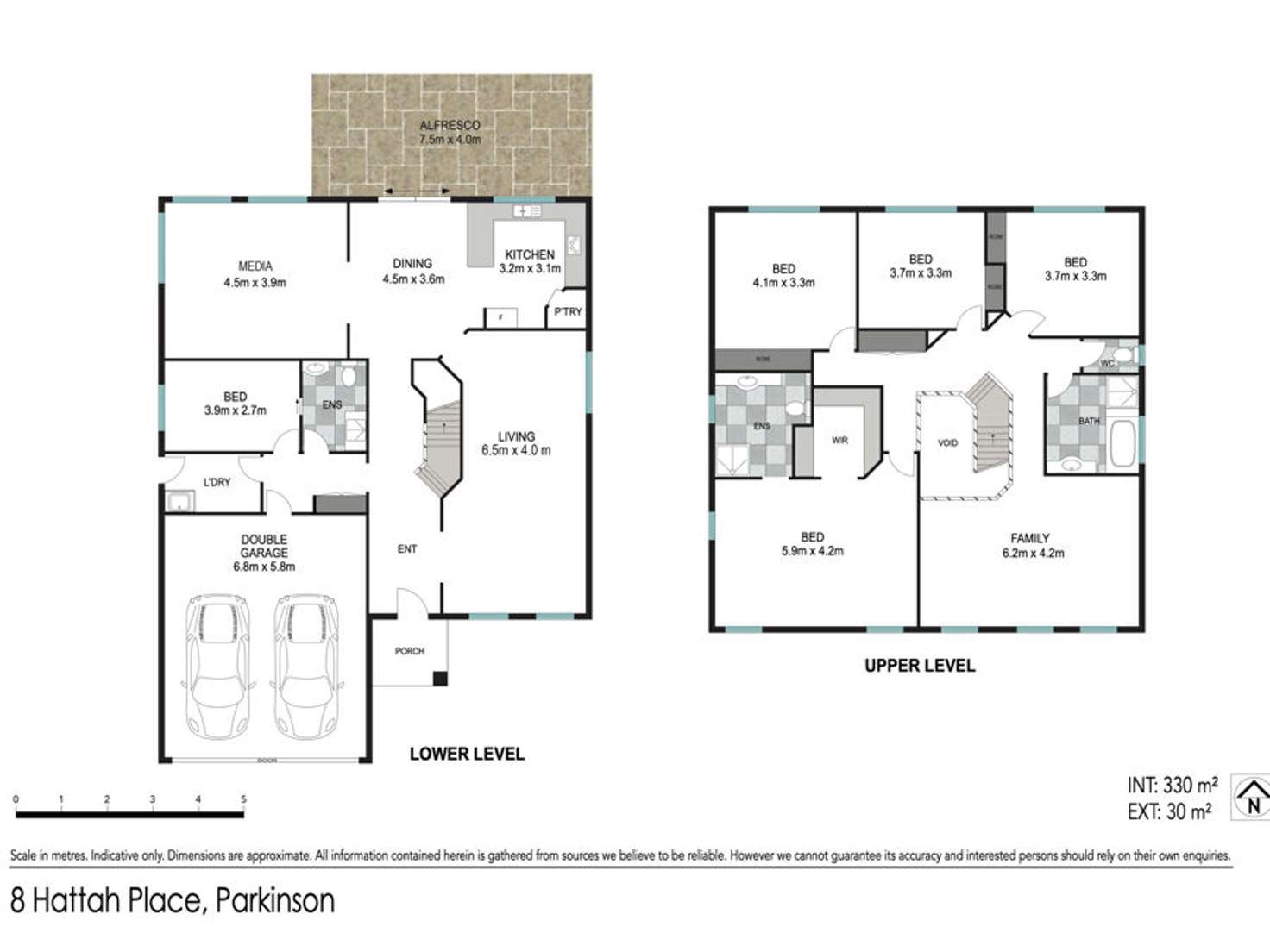 Floorplan of Homely house listing, 8 Hattah Place, Parkinson QLD 4115