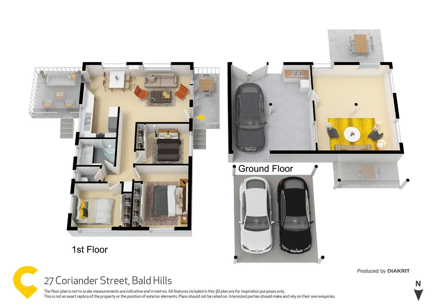 Floorplan of Homely house listing, 27 Coriander Street, Bald Hills QLD 4036
