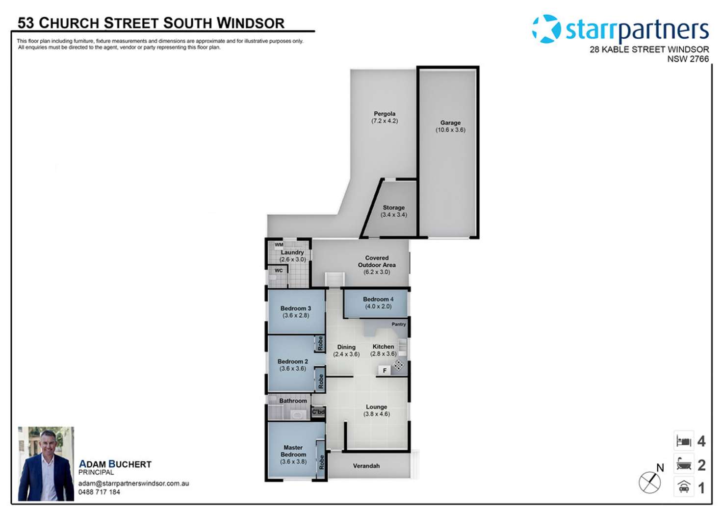 Floorplan of Homely house listing, 53 Church Street, South Windsor NSW 2756
