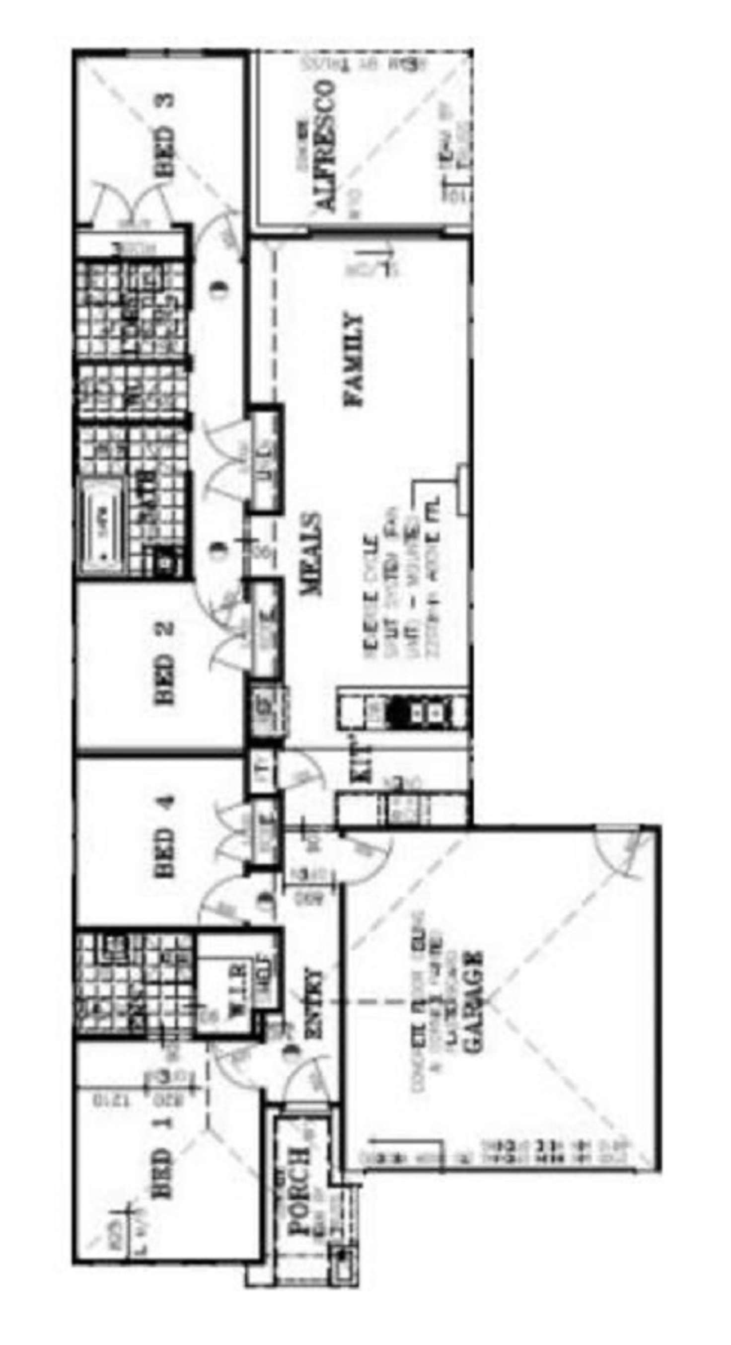Floorplan of Homely house listing, 23 Reedy Crescent, Redbank Plains QLD 4301
