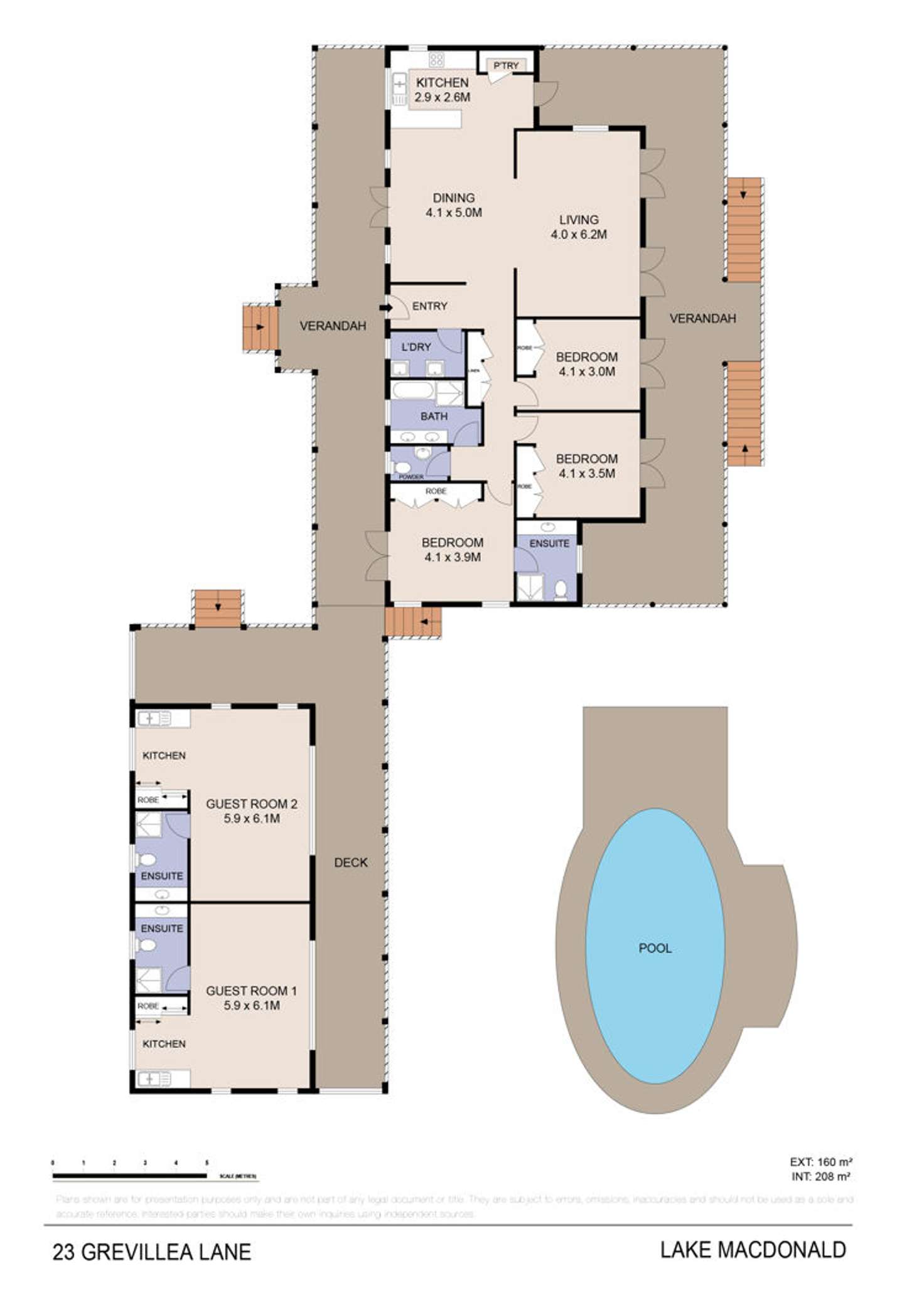 Floorplan of Homely acreageSemiRural listing, 23 Grevillea Lane, Lake Macdonald QLD 4563