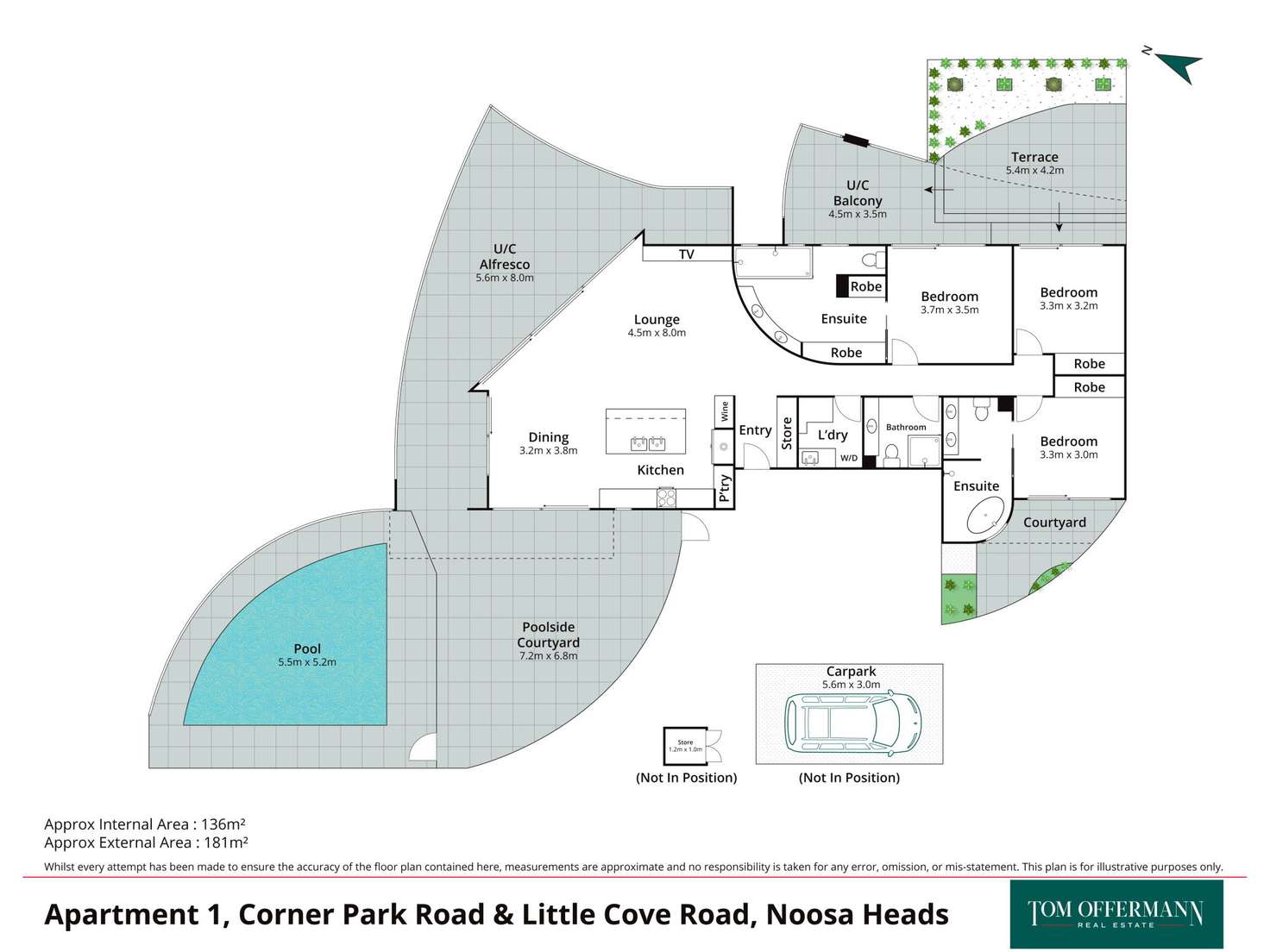 Floorplan of Homely unit listing, 1/24 Little Cove Road, Noosa Heads QLD 4567