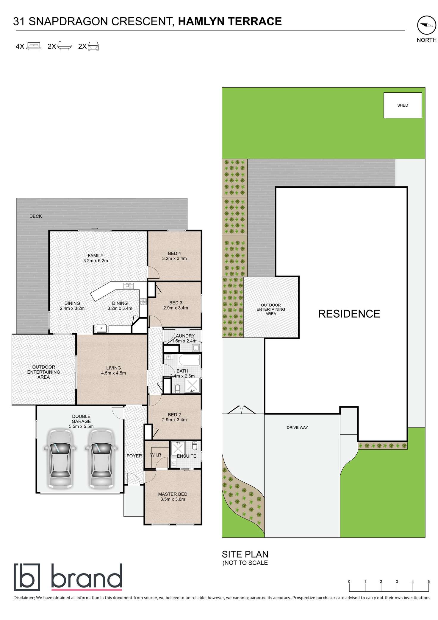 Floorplan of Homely house listing, 31 Snapdragon Crescent, Hamlyn Terrace NSW 2259