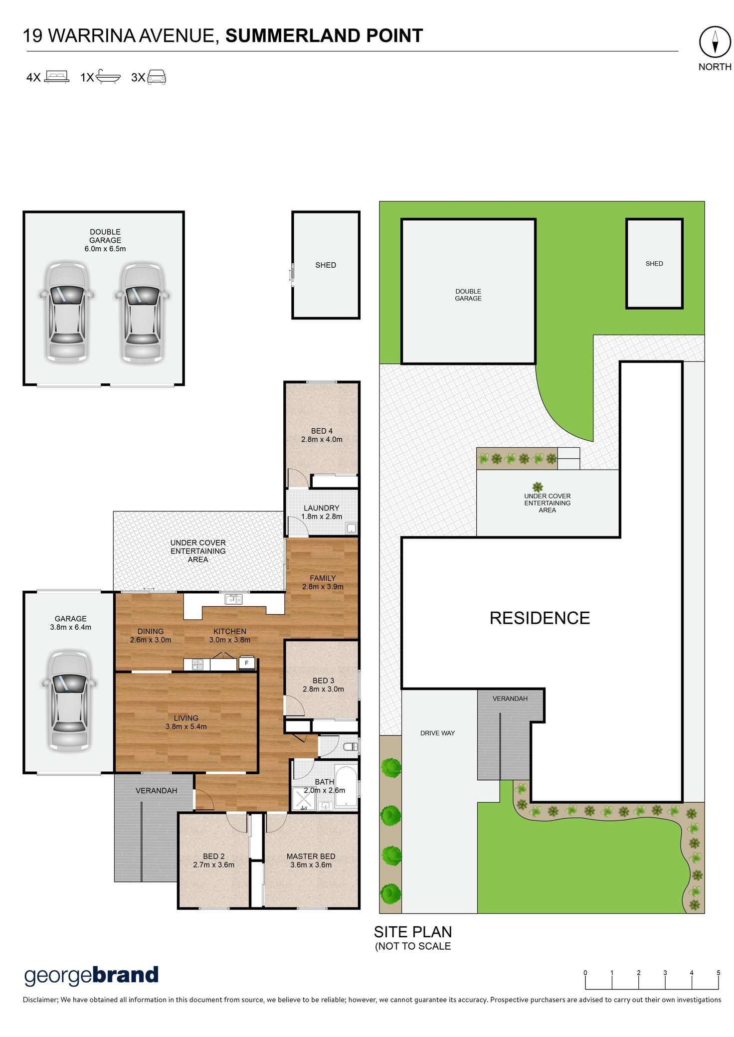 Floorplan of Homely house listing, 19 Warrina Avenue, Summerland Point NSW 2259