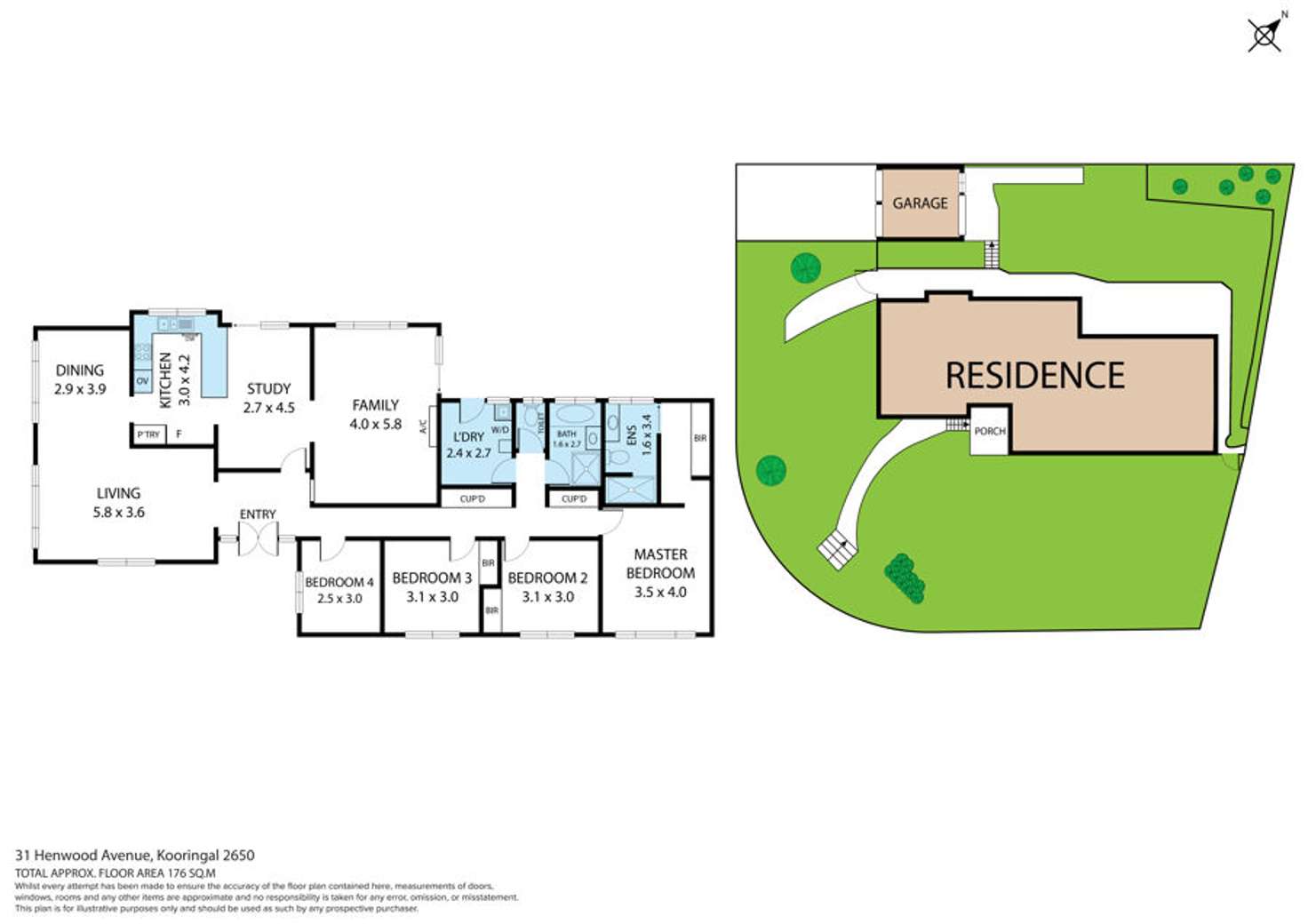 Floorplan of Homely house listing, 31 Henwood Avenue, Kooringal NSW 2650