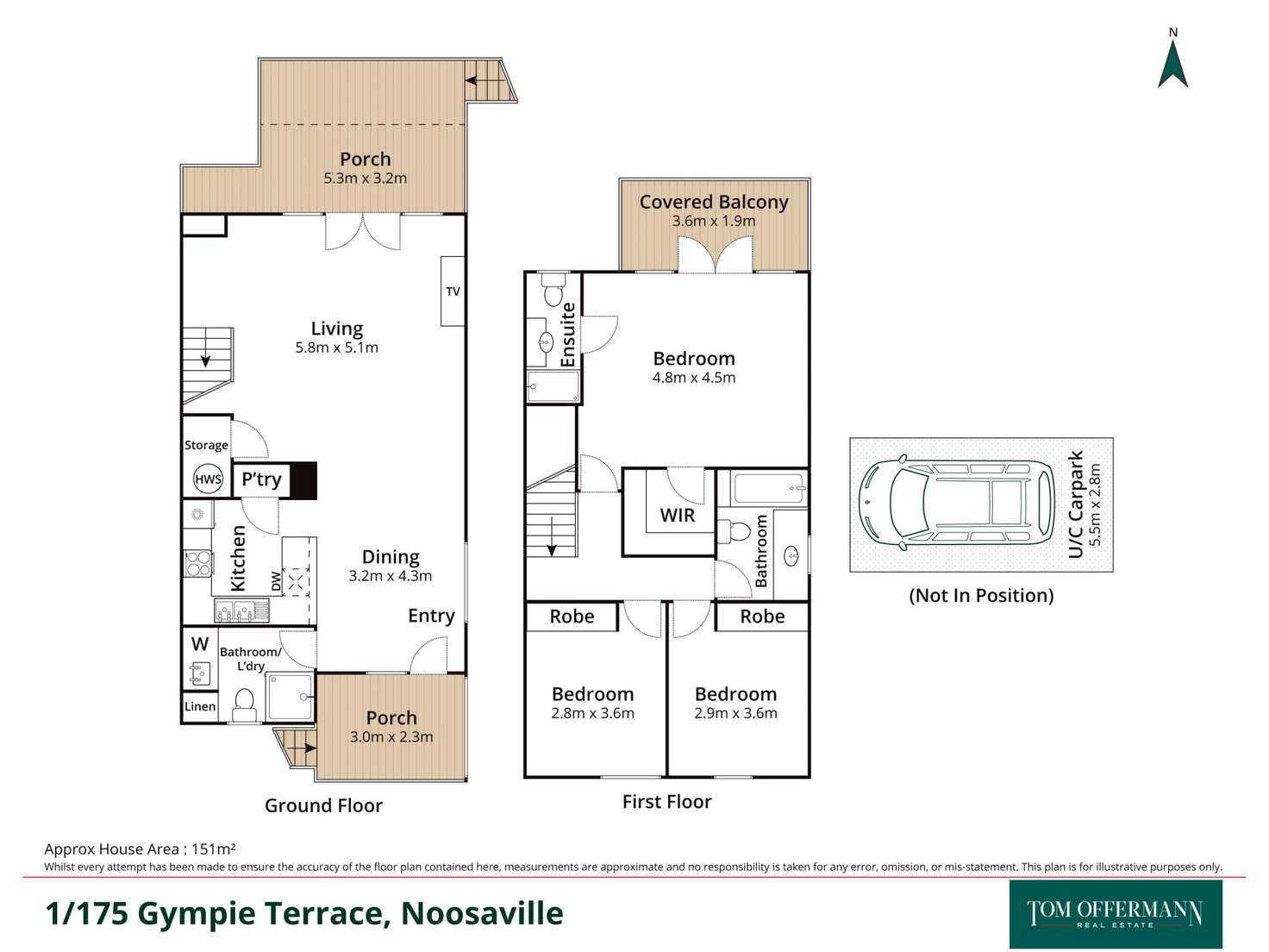 Floorplan of Homely unit listing, 1/173 Gympie Terrace, Noosaville QLD 4566