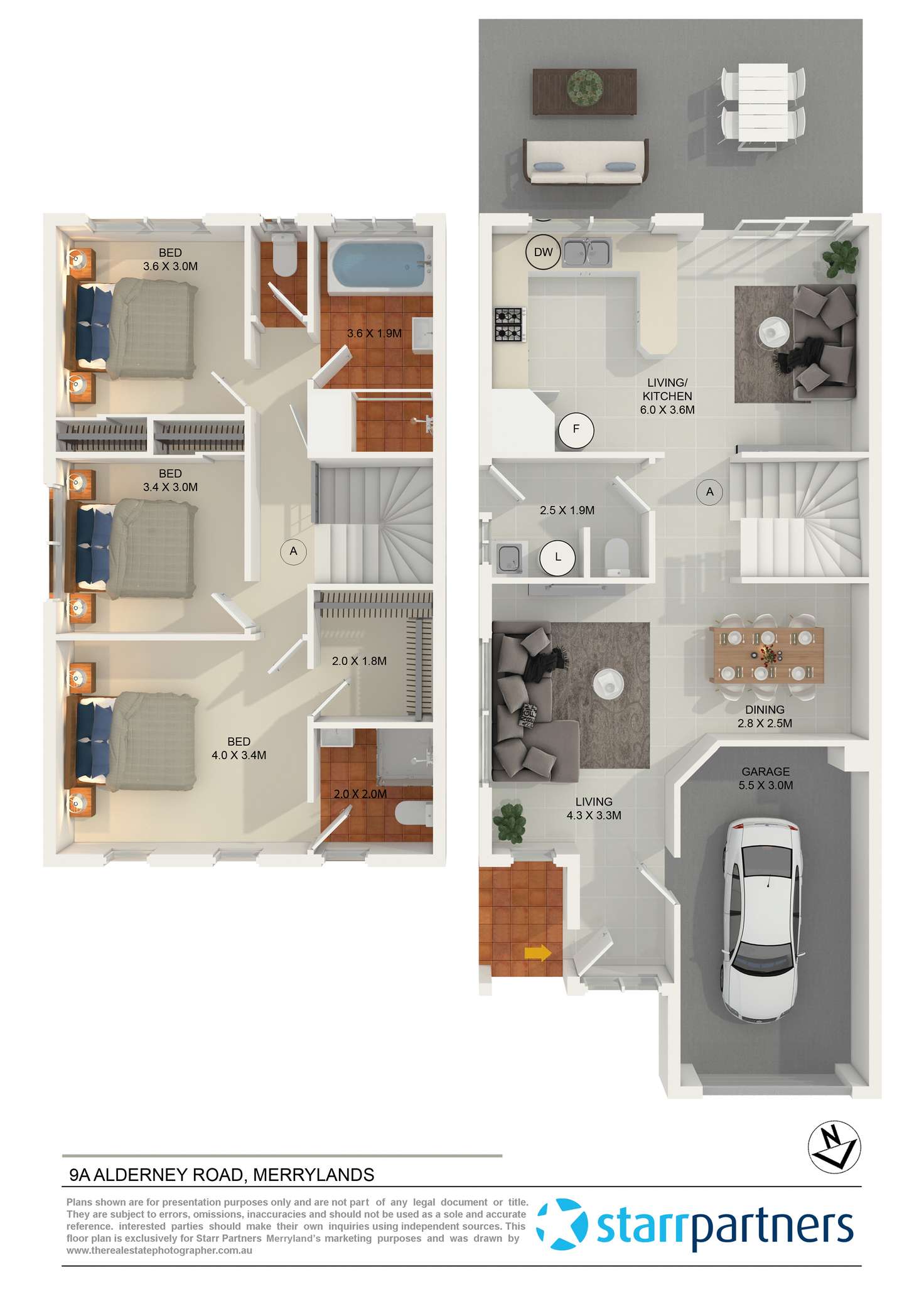 Floorplan of Homely house listing, 9a Alderney Road, Merrylands NSW 2160