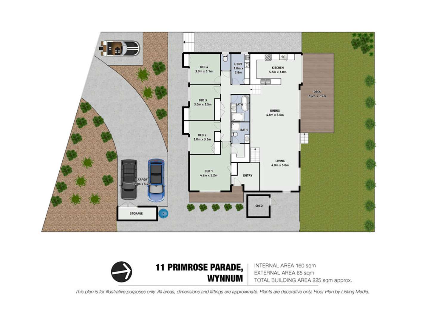 Floorplan of Homely house listing, 11 Primrose Parade, Wynnum QLD 4178