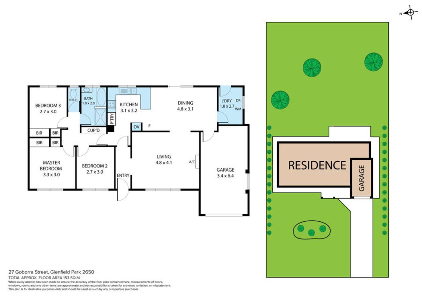 Floorplan of Homely house listing, 27 Goborra Street, Glenfield Park NSW 2650