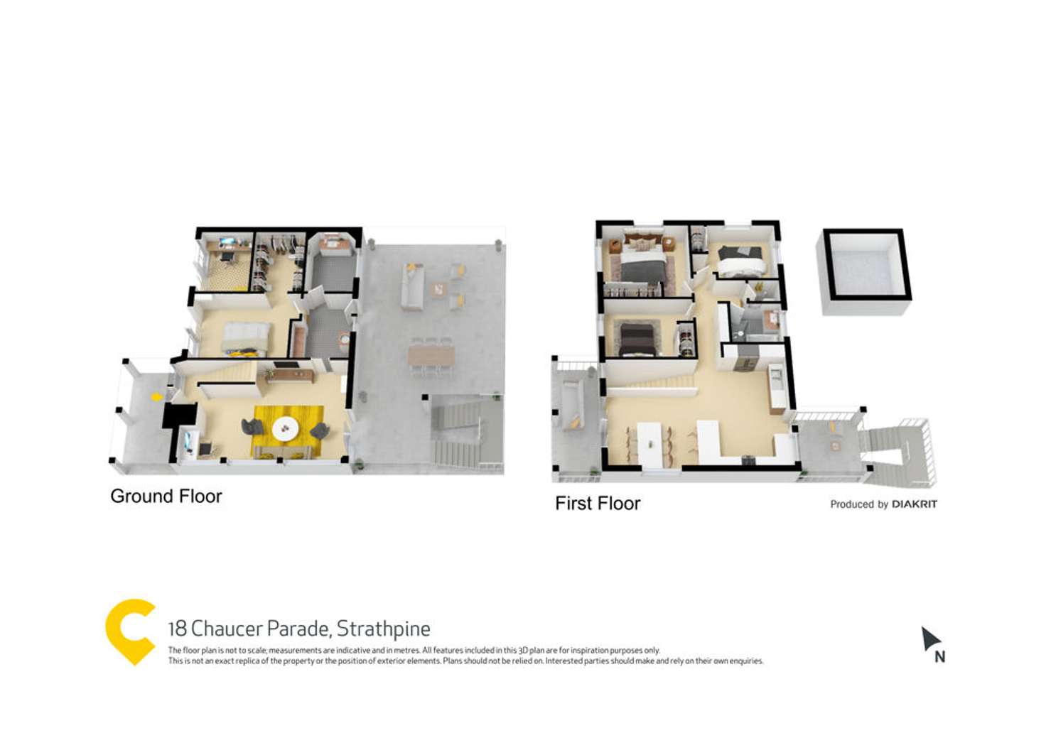 Floorplan of Homely house listing, 18 Chaucer Parade, Strathpine QLD 4500