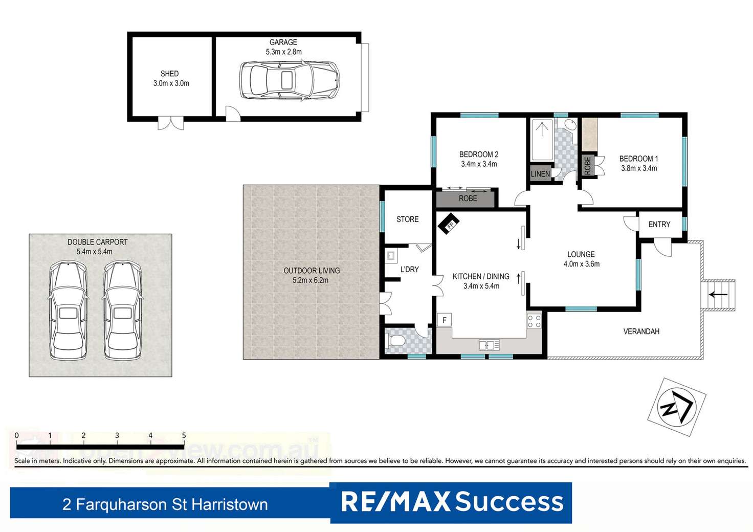 Floorplan of Homely house listing, 2 Farquharson Street, Harristown QLD 4350