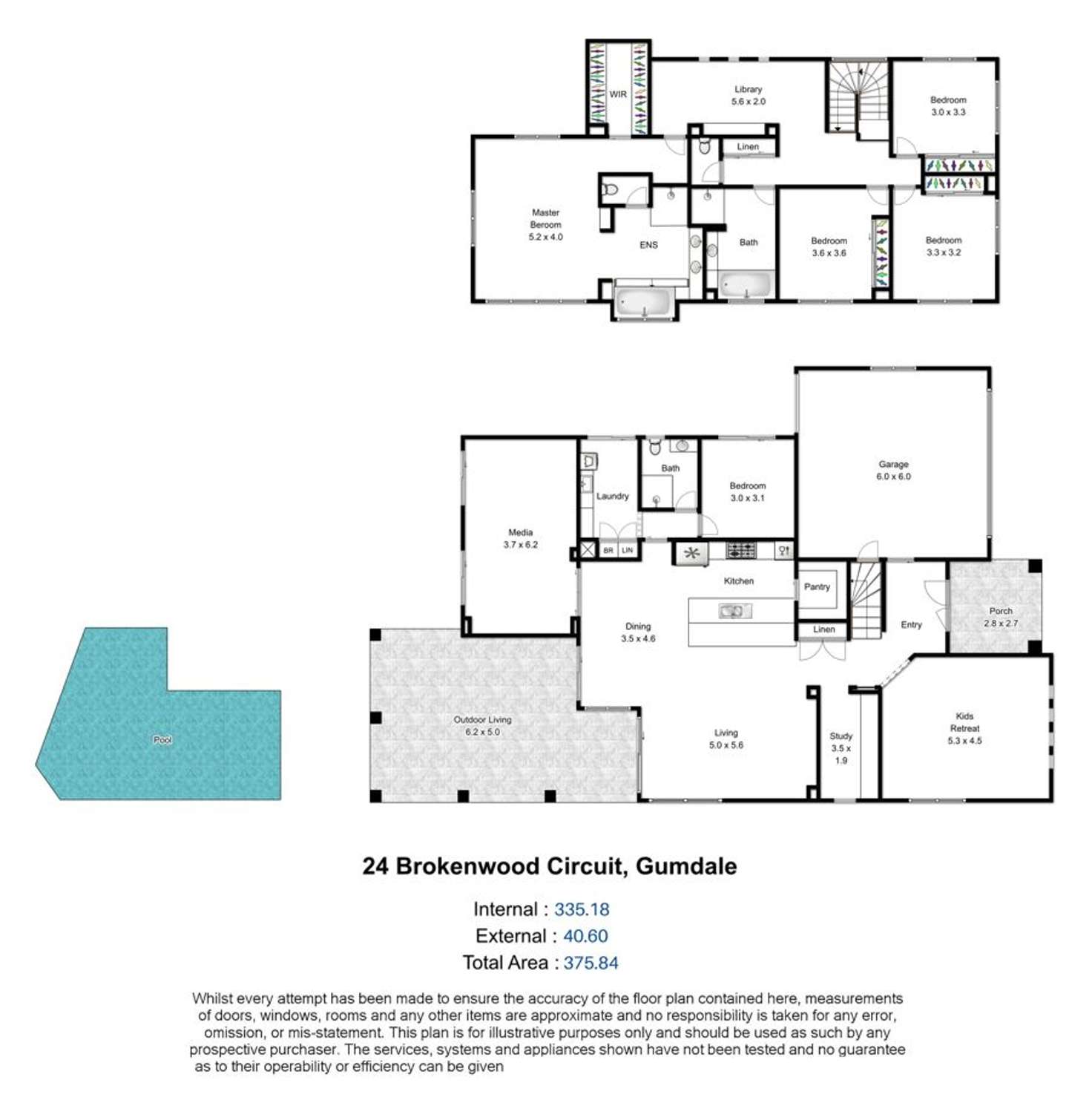 Floorplan of Homely house listing, 24 Brokenwood Circuit, Gumdale QLD 4154