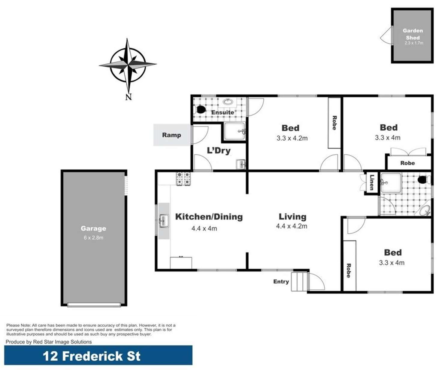 Floorplan of Homely house listing, 12 Frederick Street, East Toowoomba QLD 4350