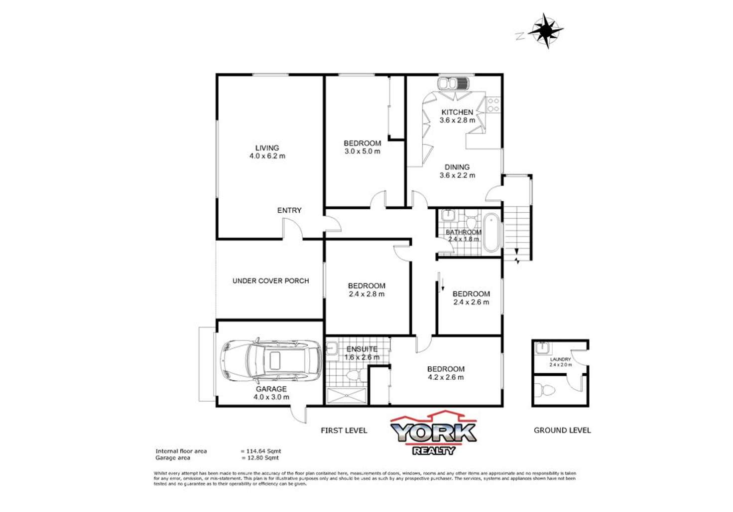 Floorplan of Homely house listing, 22 Messines Street, Harlaxton QLD 4350